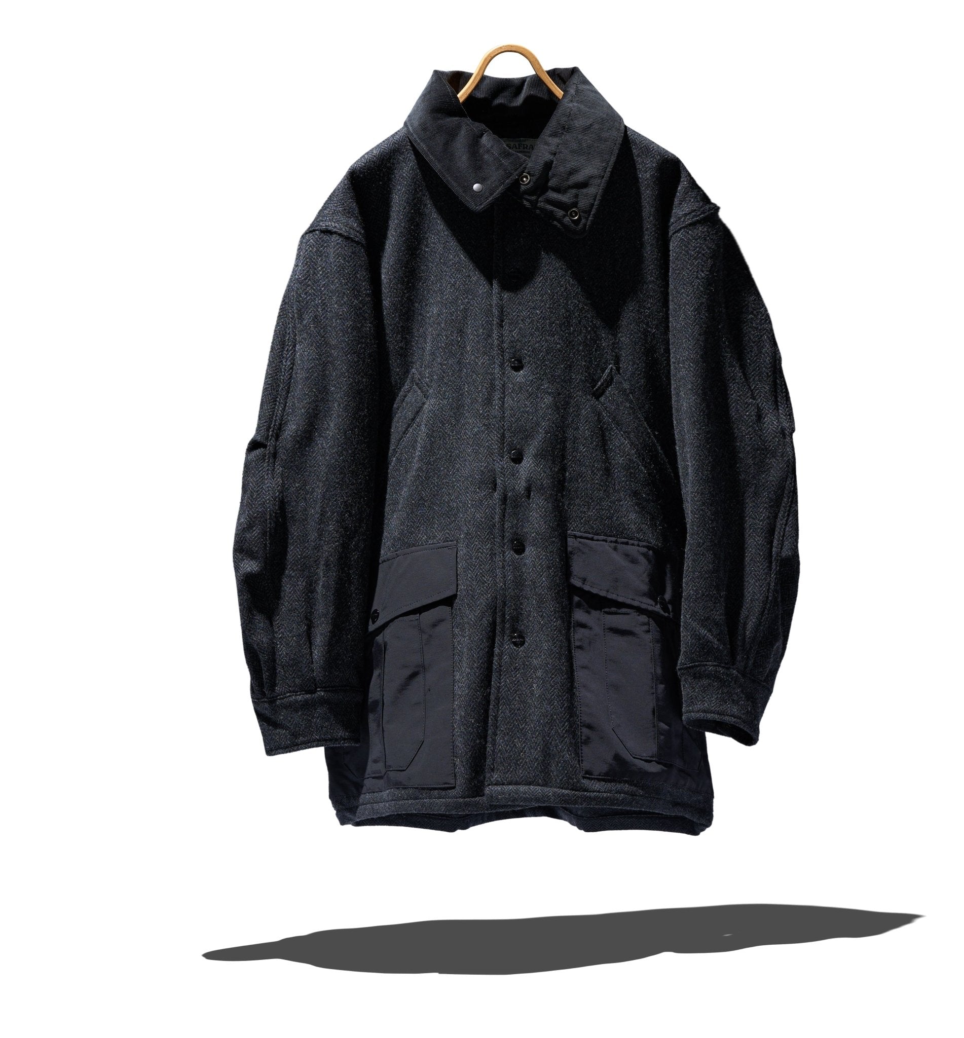 SASSAFRAS　Botanical Scout Tube Coat Botanical Scout Tube Coat – WORDS SOUNDS COLORS & SHAPES