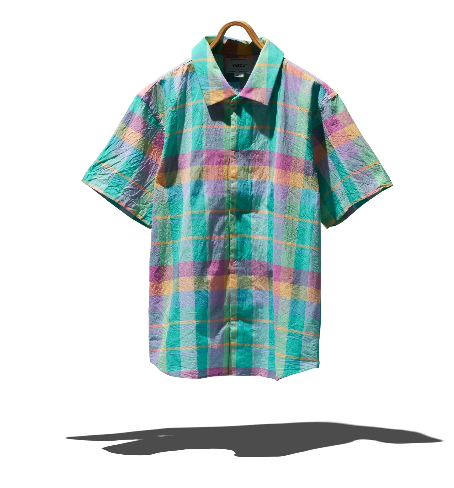 MADRAS PLAID SHIRT S/S - YAECA