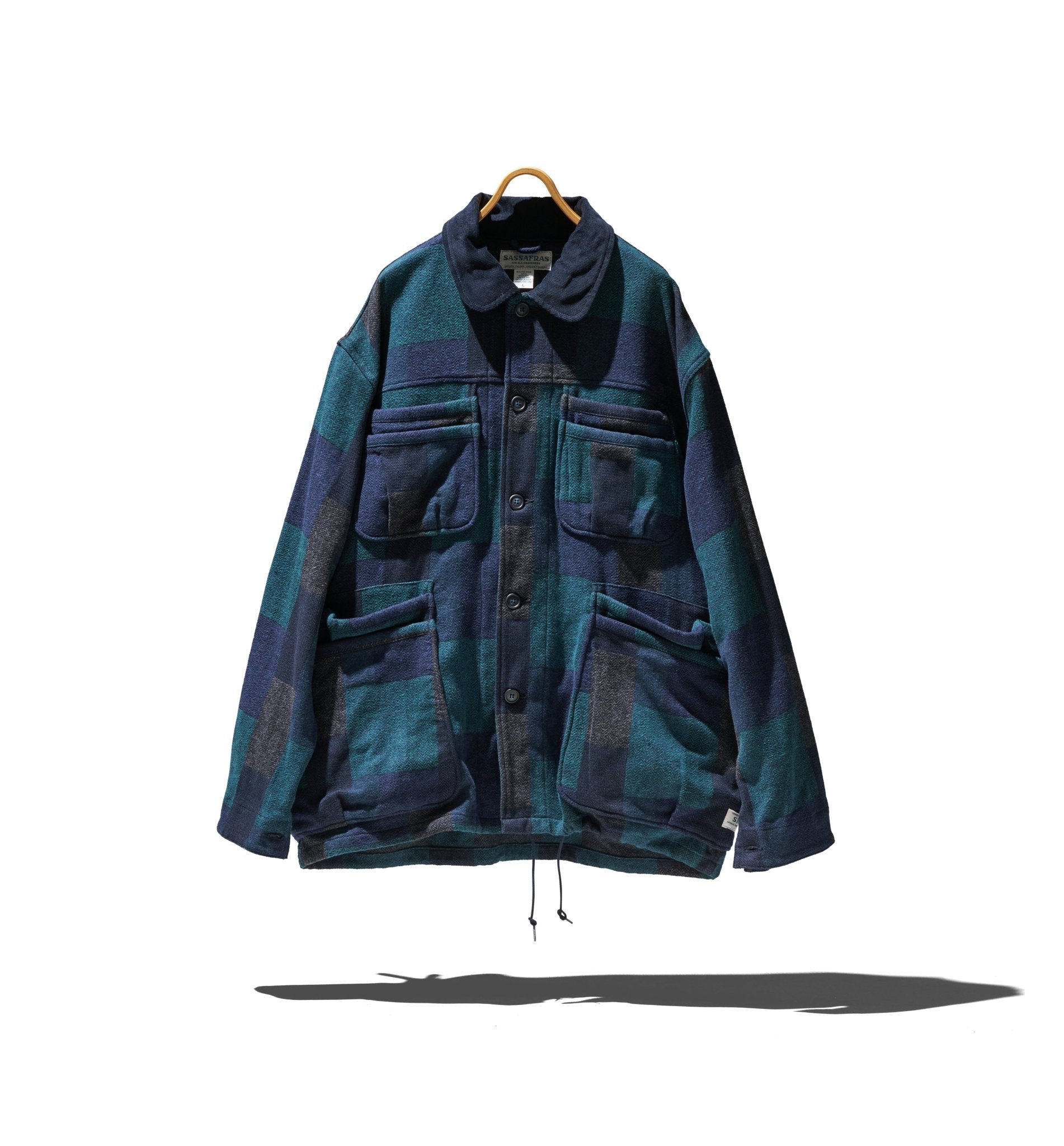 SASSAFRAS ササフラス OVERGROWN WARDEN JACKET Sassafras Overgrown Warden Jacket | Words Sounds Colors & Shapes