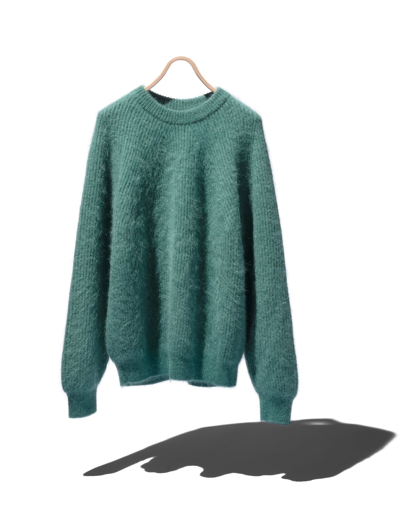 バトナー　PURE MOHAIR SIGNATURE CREW NECK グレー Pure Mohair Signature Crew Neck – WORDS SOUNDS COLORS & SHAPES
