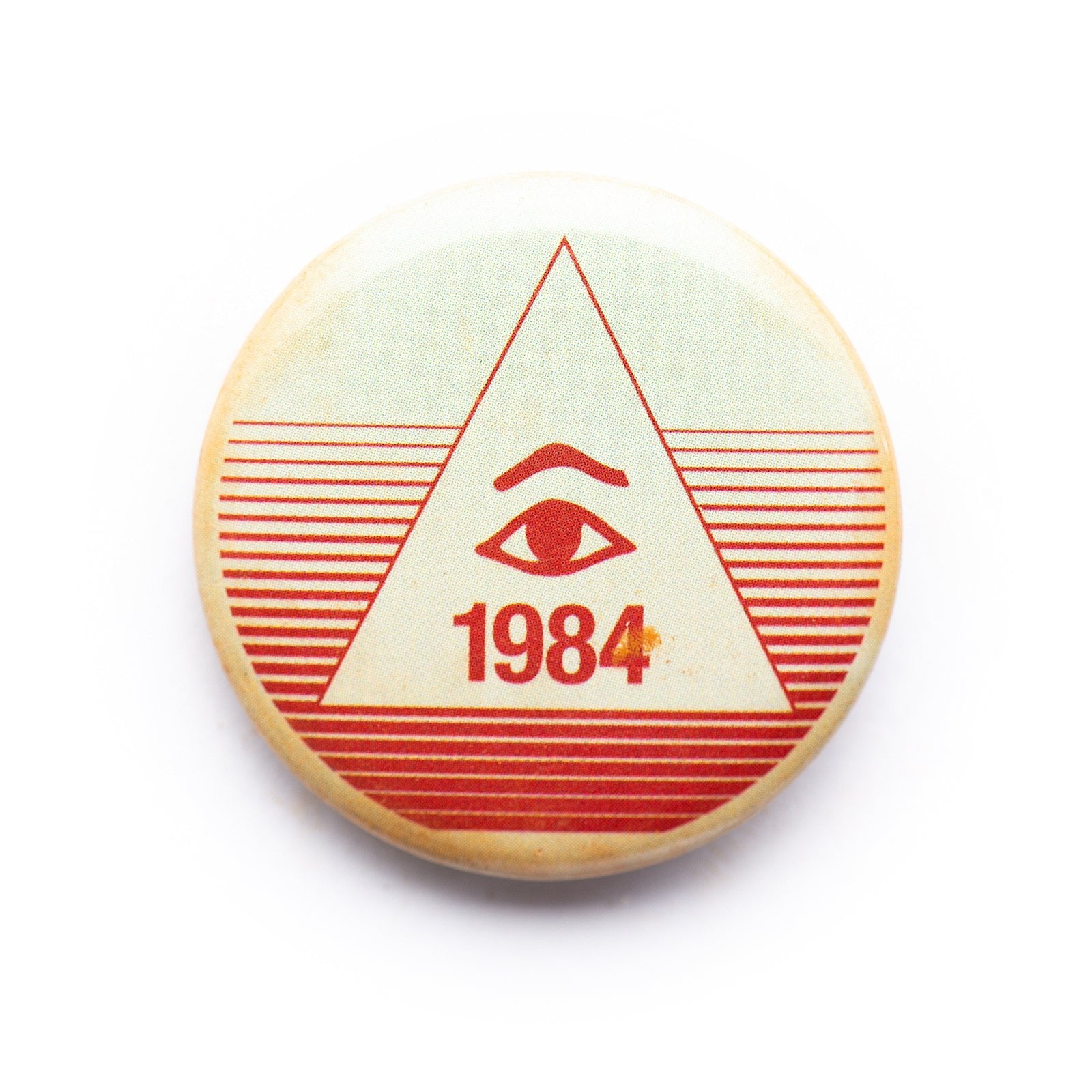 "1984" button pin - RADICAL MEDIA ARCHIVE