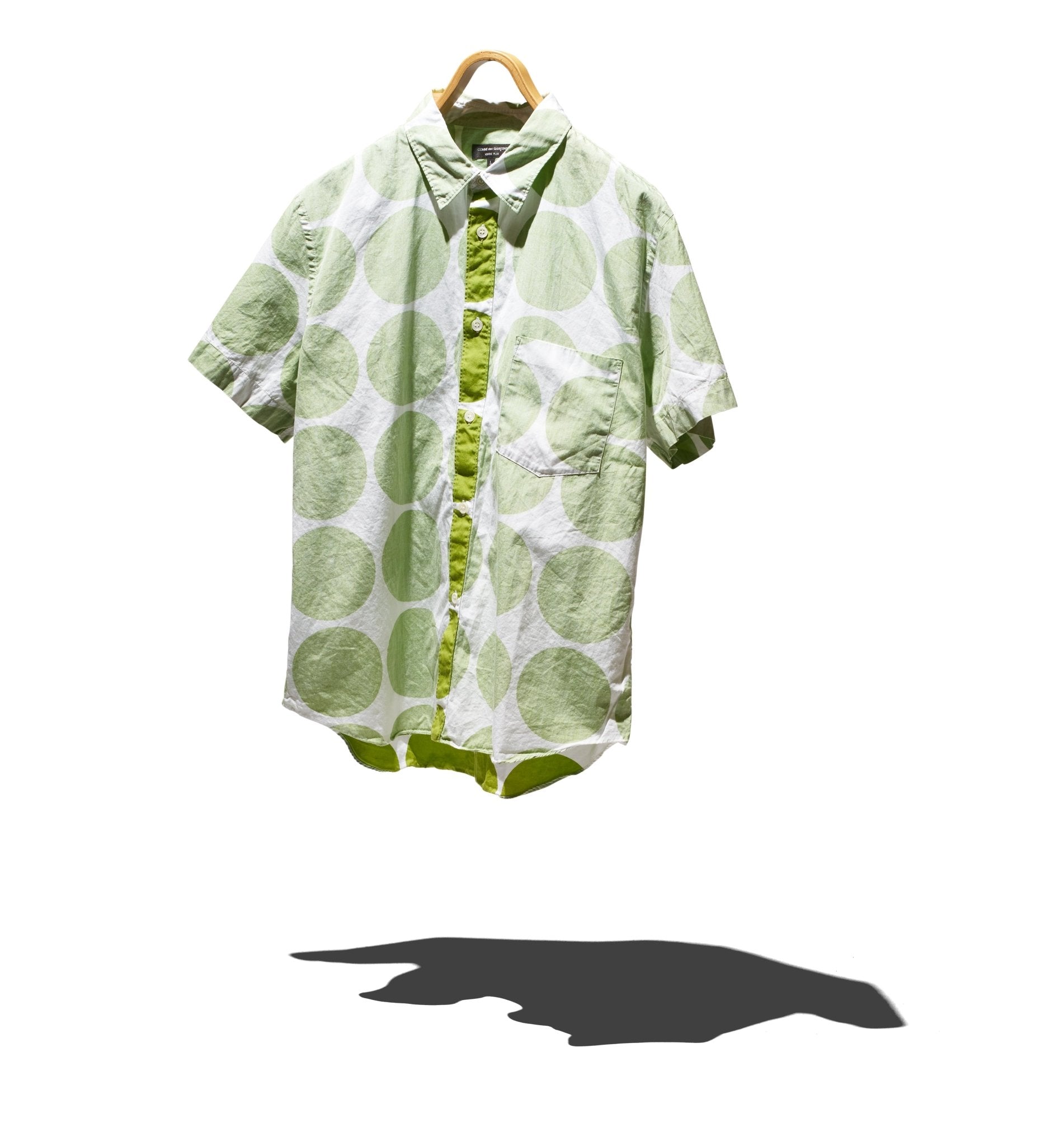 2001 S/S "Double face" Circle Pattern Shirt (M37) - Comme Des Garçons
