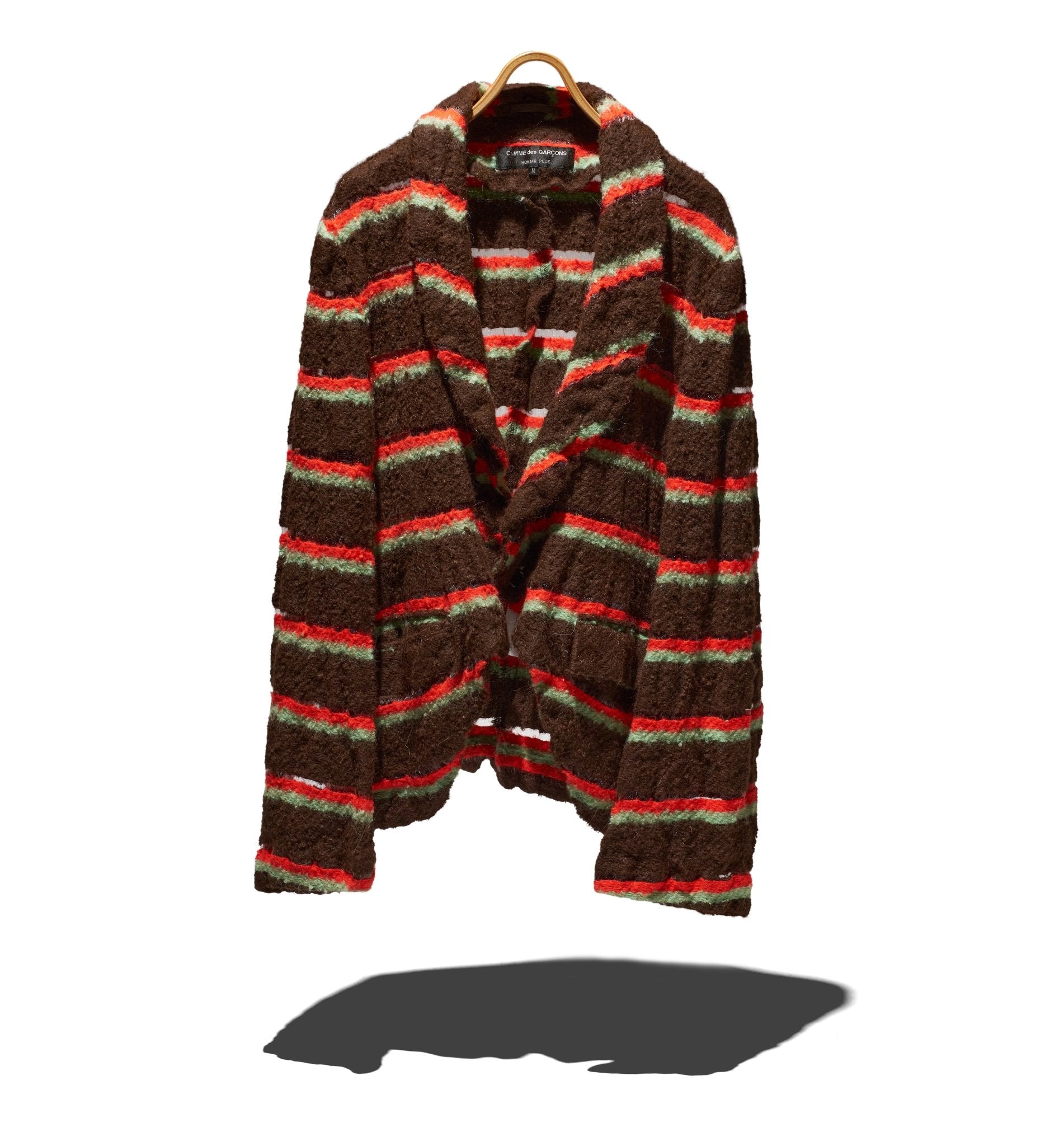 2004 F/W - "Lost Englishman" Frizzy Shawl Collar Jacket (M62) - Comme Des Garçons