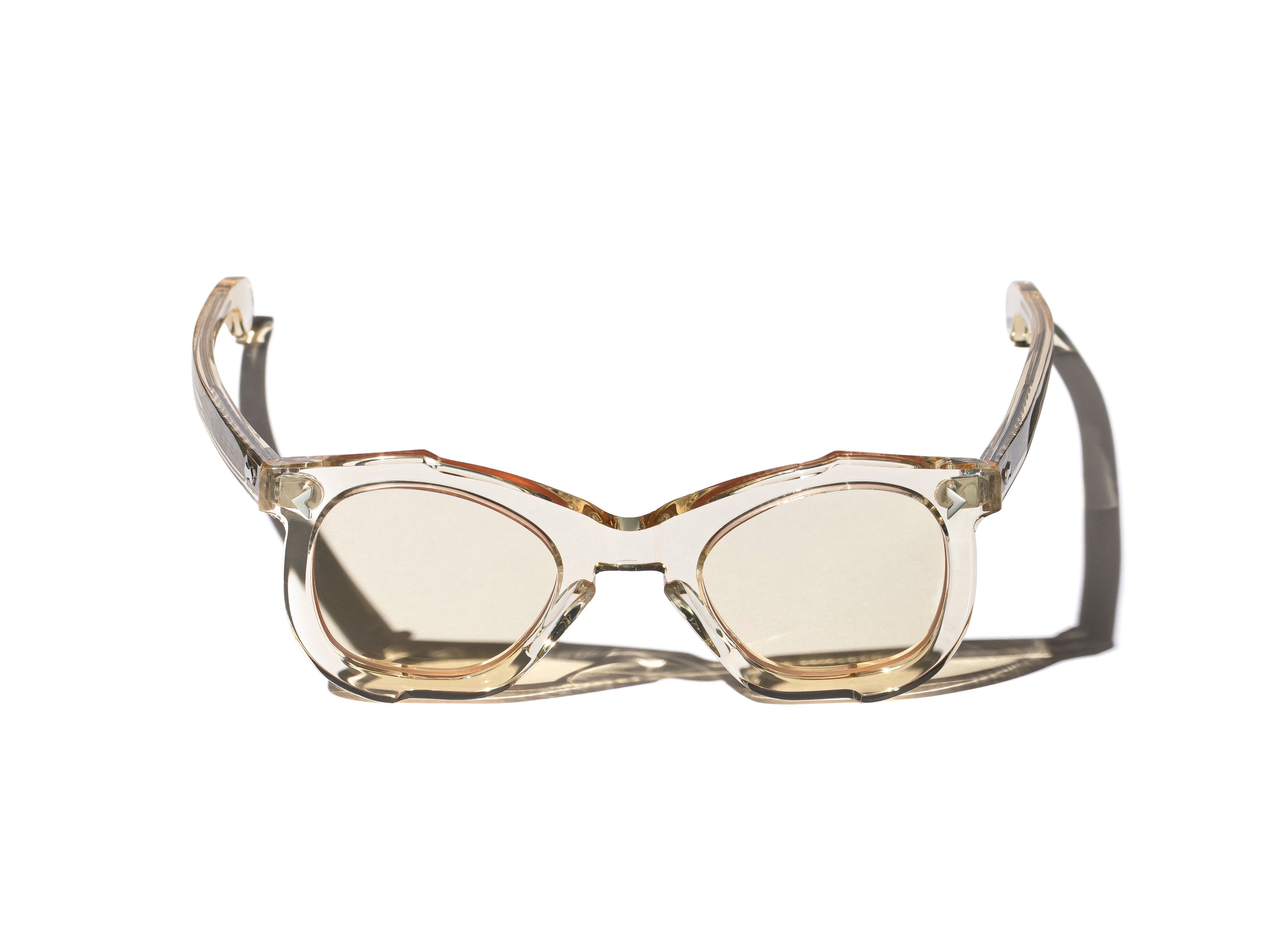 RT02 SUNGLASSES (TRANSPARENT / YELLOW LENSES)