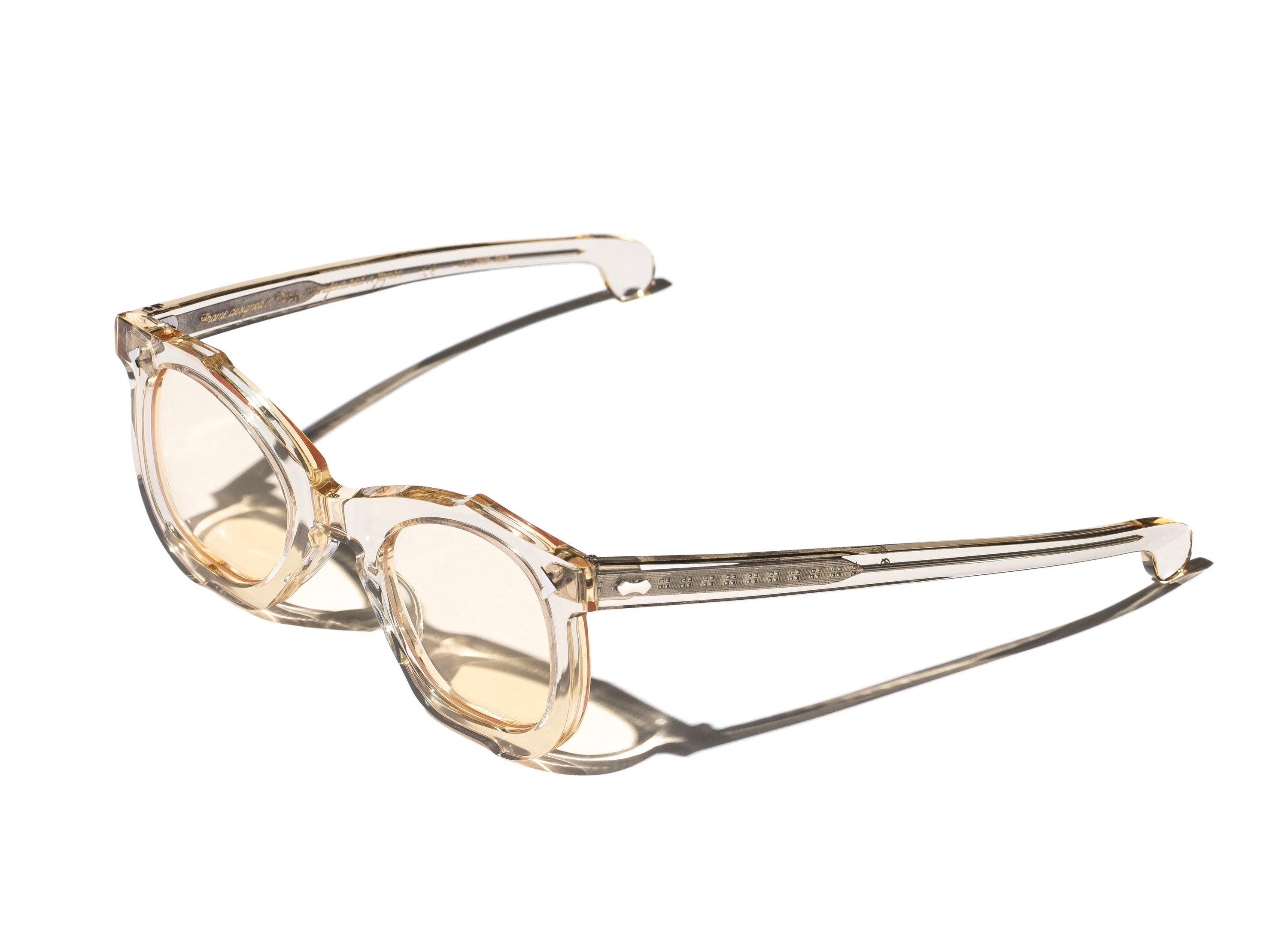 RT02 SUNGLASSES (TRANSPARENT / YELLOW LENSES)