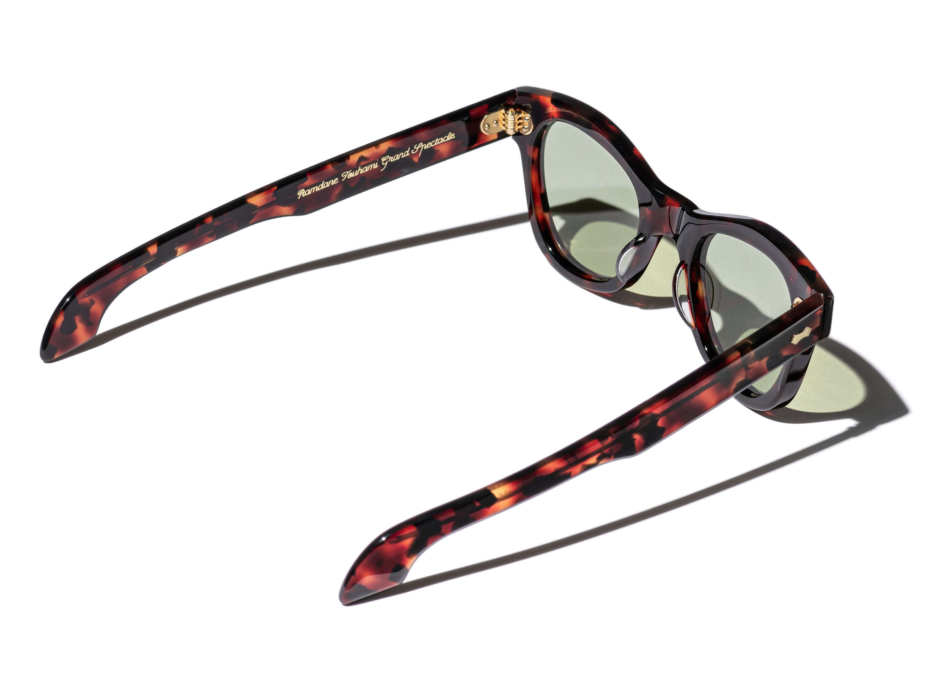 RT01 SUNGLASSES (TORTOISE SHELL / GREEN LENSES)