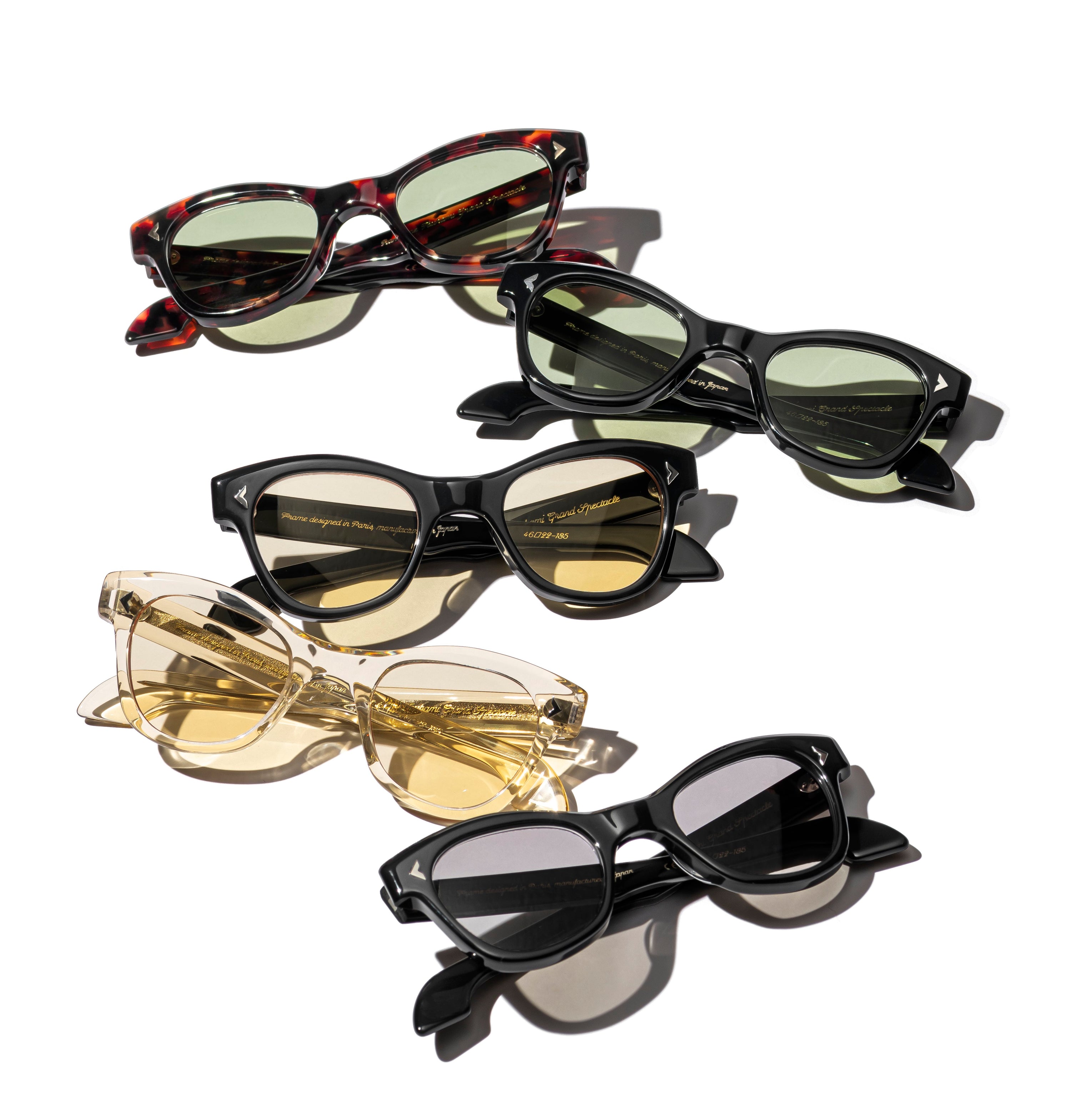 RT01 SUNGLASSES (TORTOISE SHELL / GREEN LENSES)