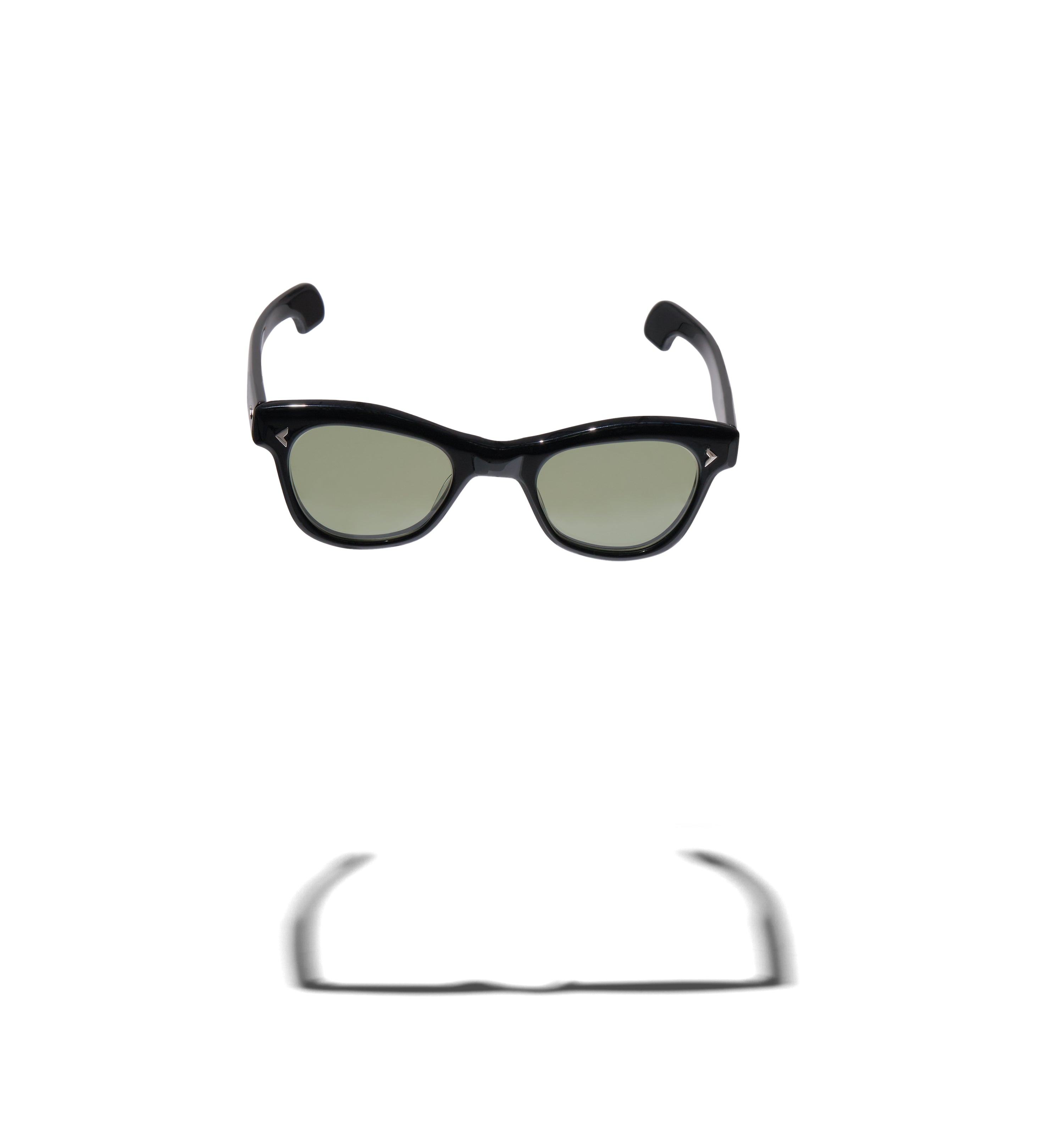 RT02 SUNGLASSES (BLACK / GREEN LENSES)