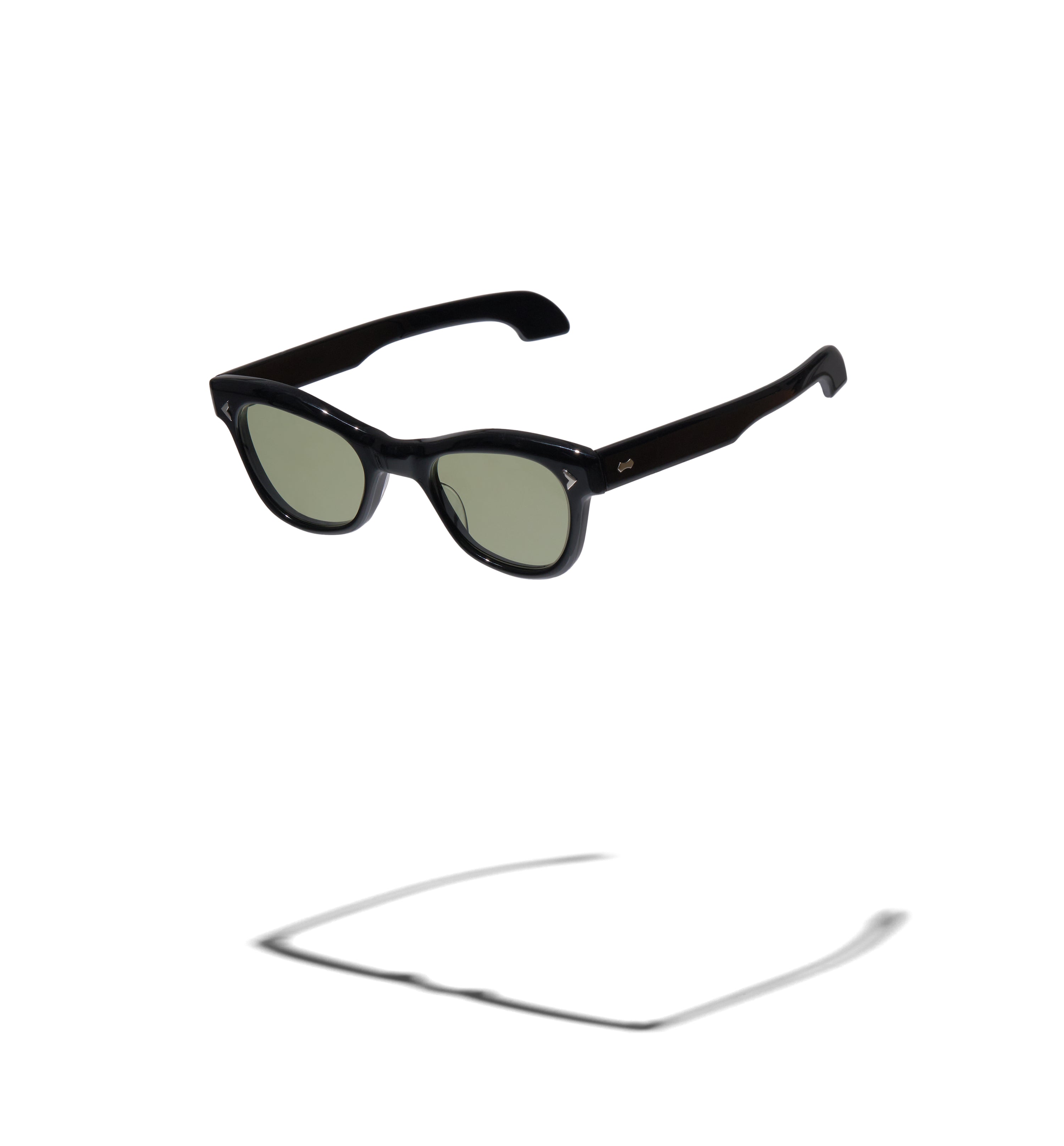 RT01 SUNGLASSES (BLACK / GREEN LENSES)