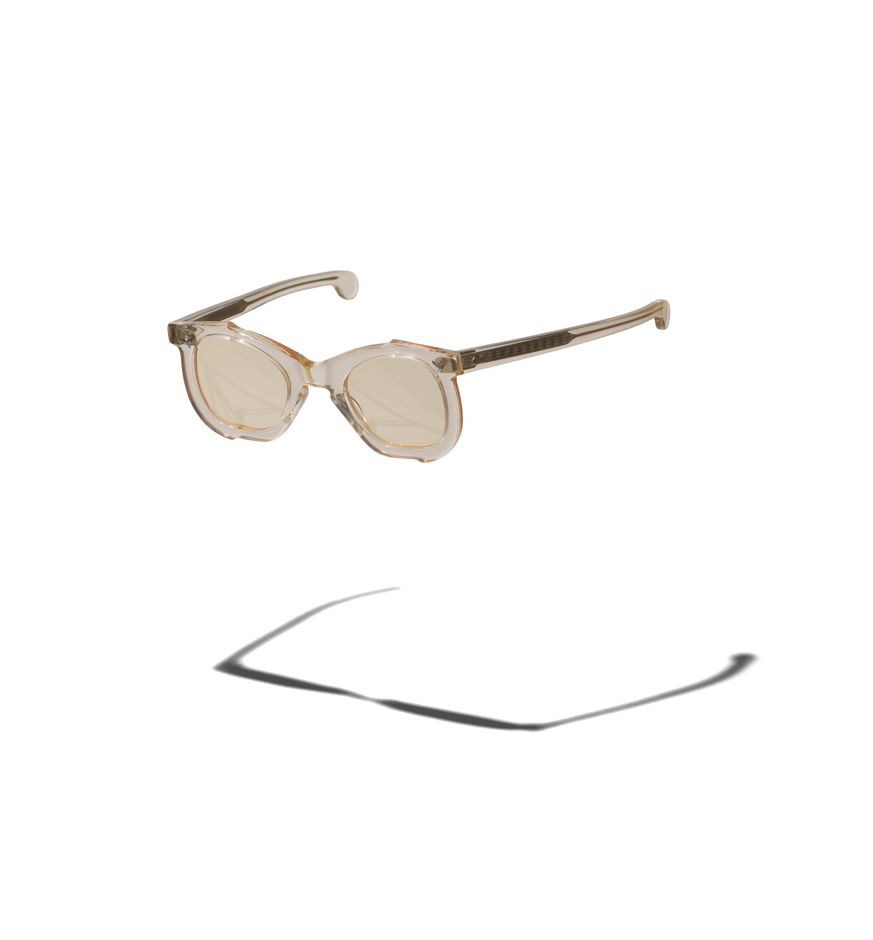 RT02 SUNGLASSES (TRANSPARENT / YELLOW LENSES)