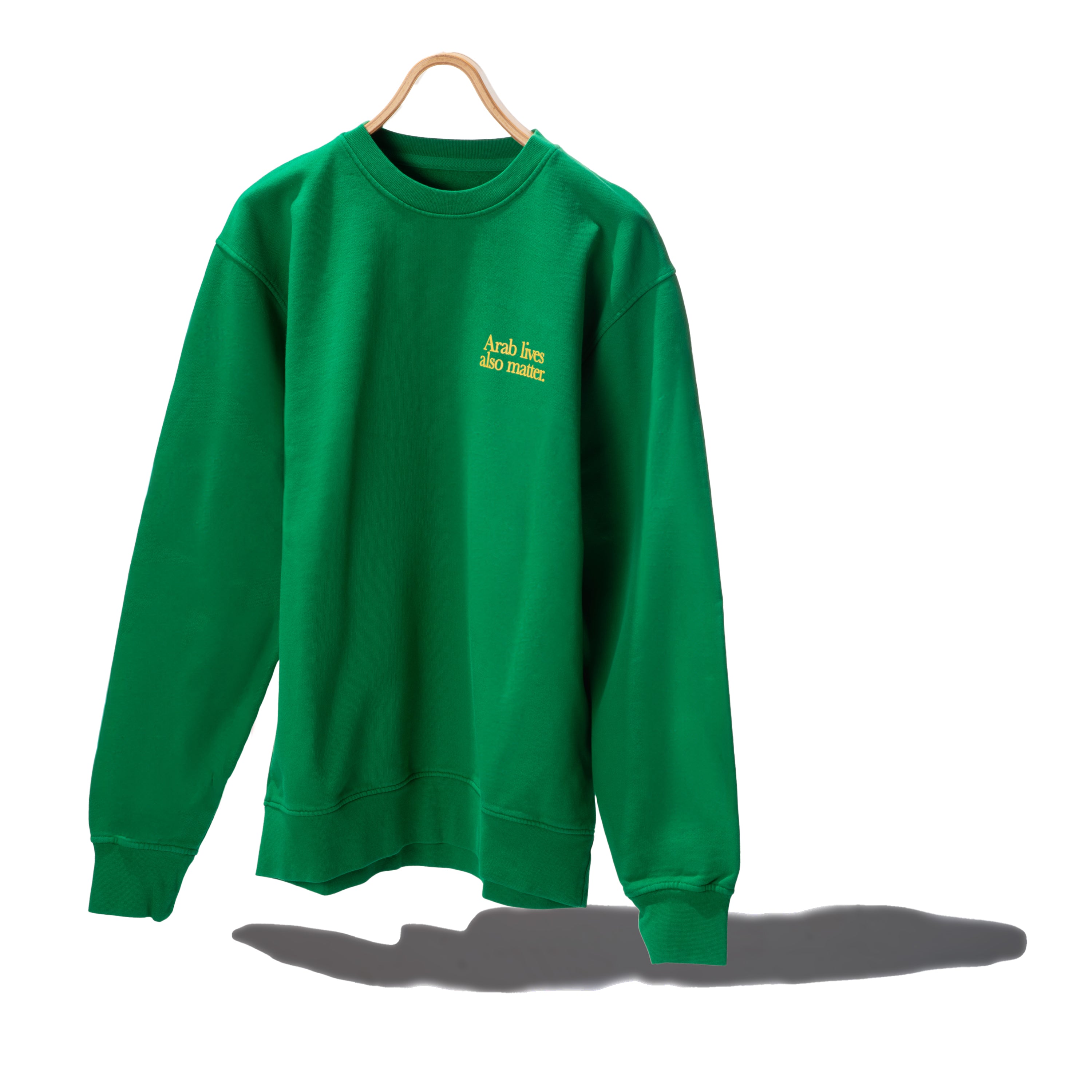 “Arab lives also matter” crewneck sweater