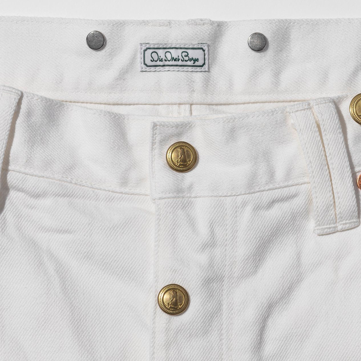DENIM SUSPENDER PANTS - STRAIGHT FIT