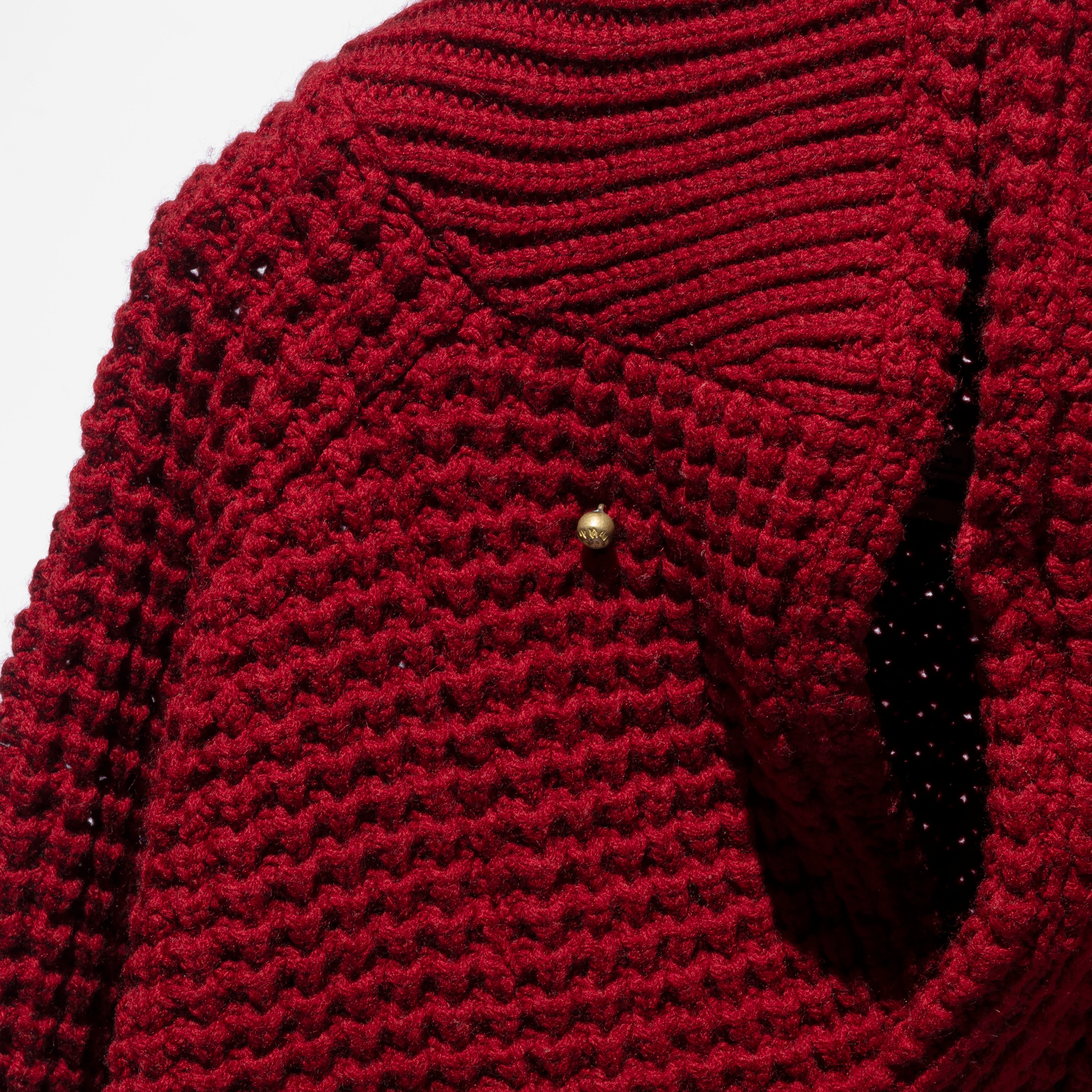 Honeycomb Wool Jumper
