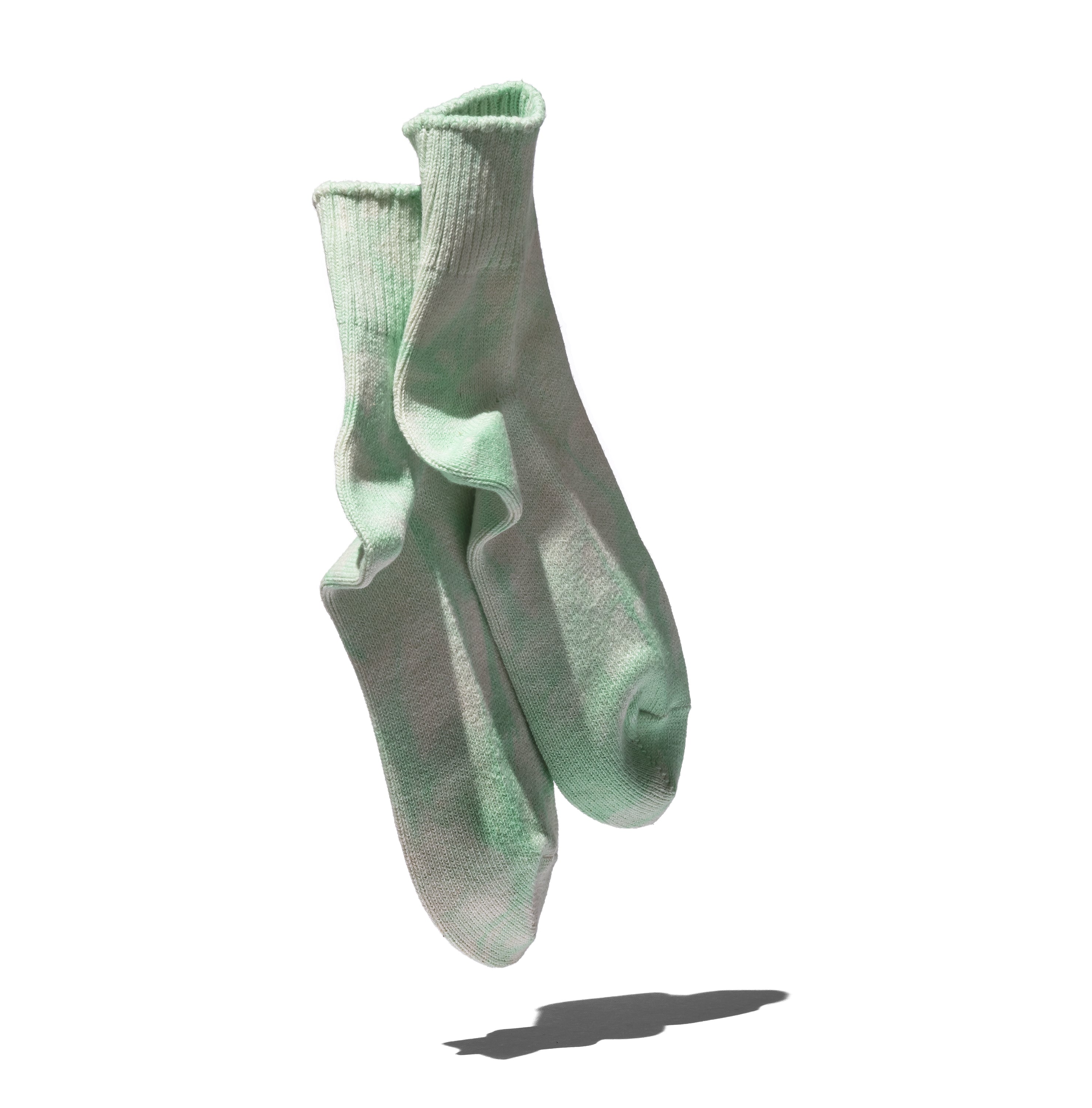 CAMO TIE-DYED ANKLE SOCKS