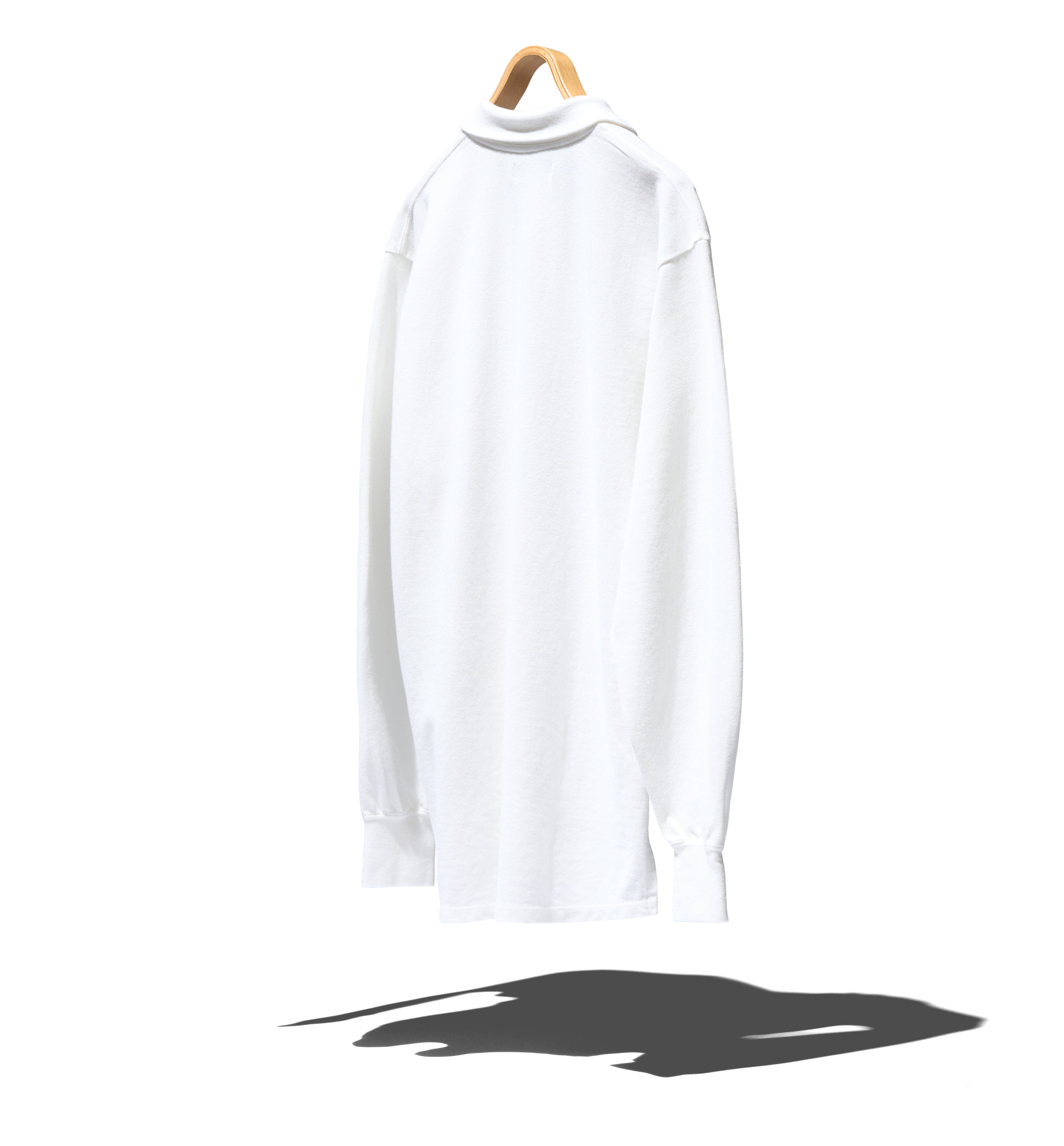 OFFICER L/S POLO SHIRT COTTON PIQUE OVERDYED