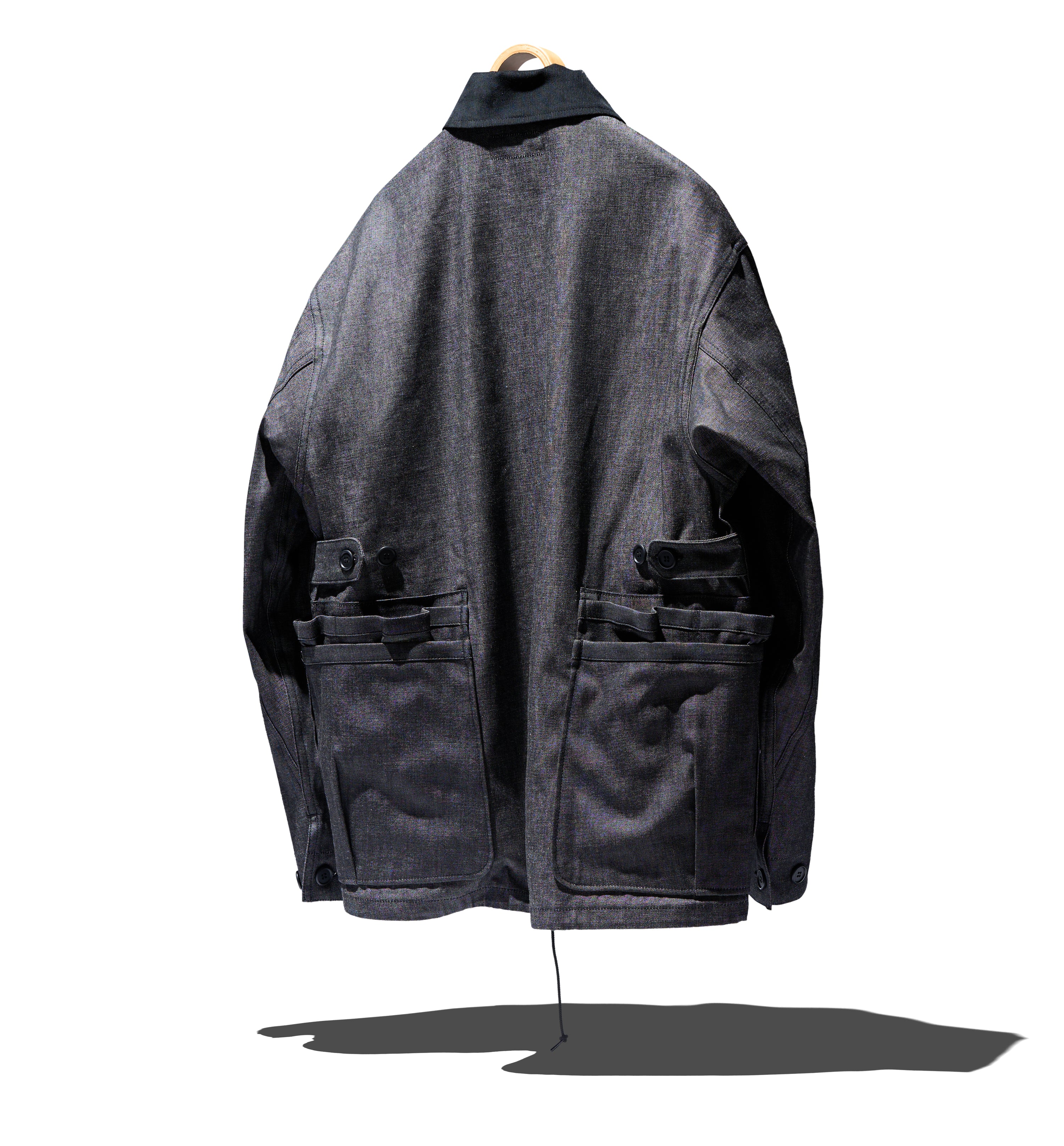 DENIM OVERGROWN WARDEN JACKET