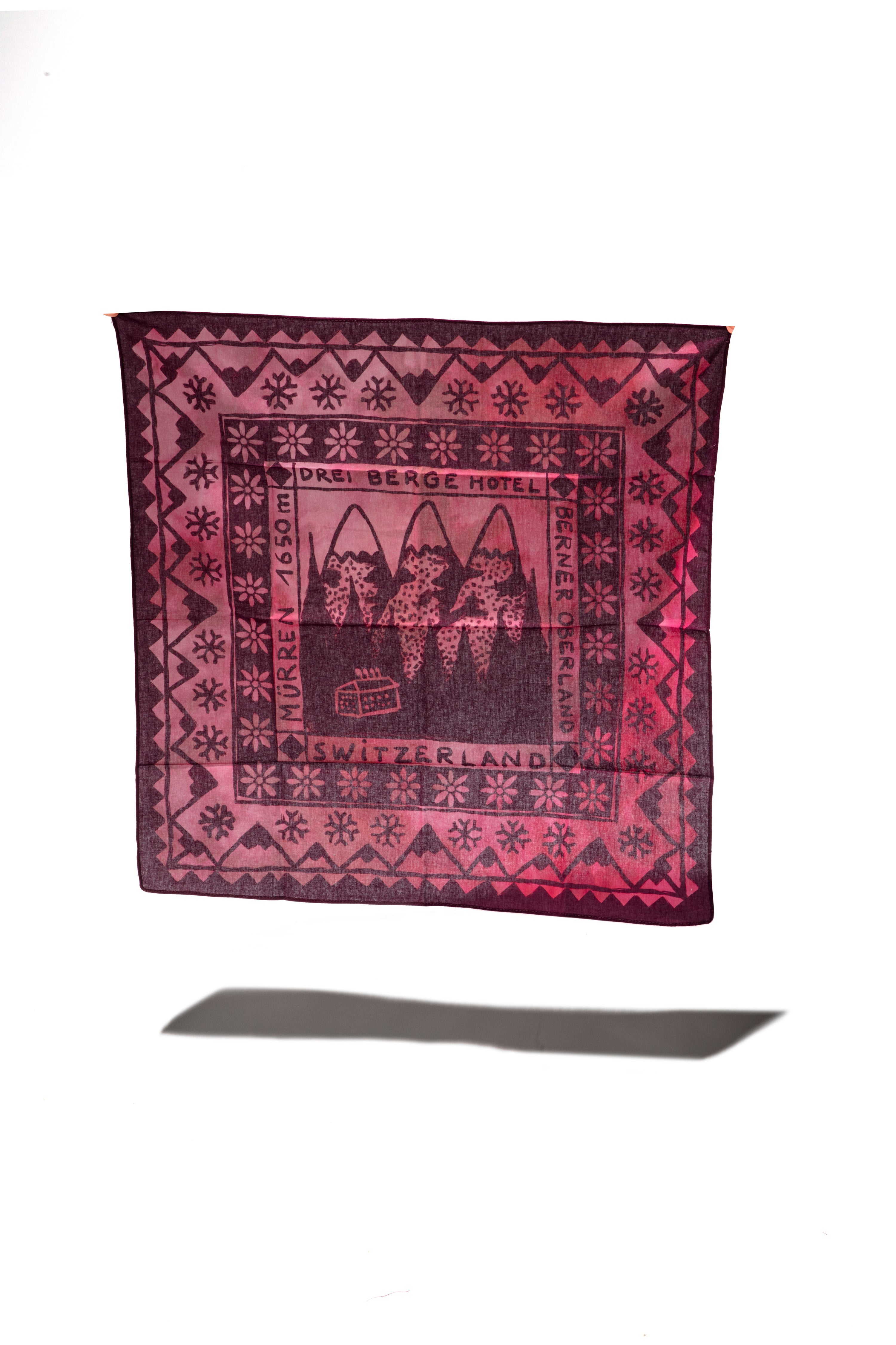 DREI BERGE PINK BANDANA