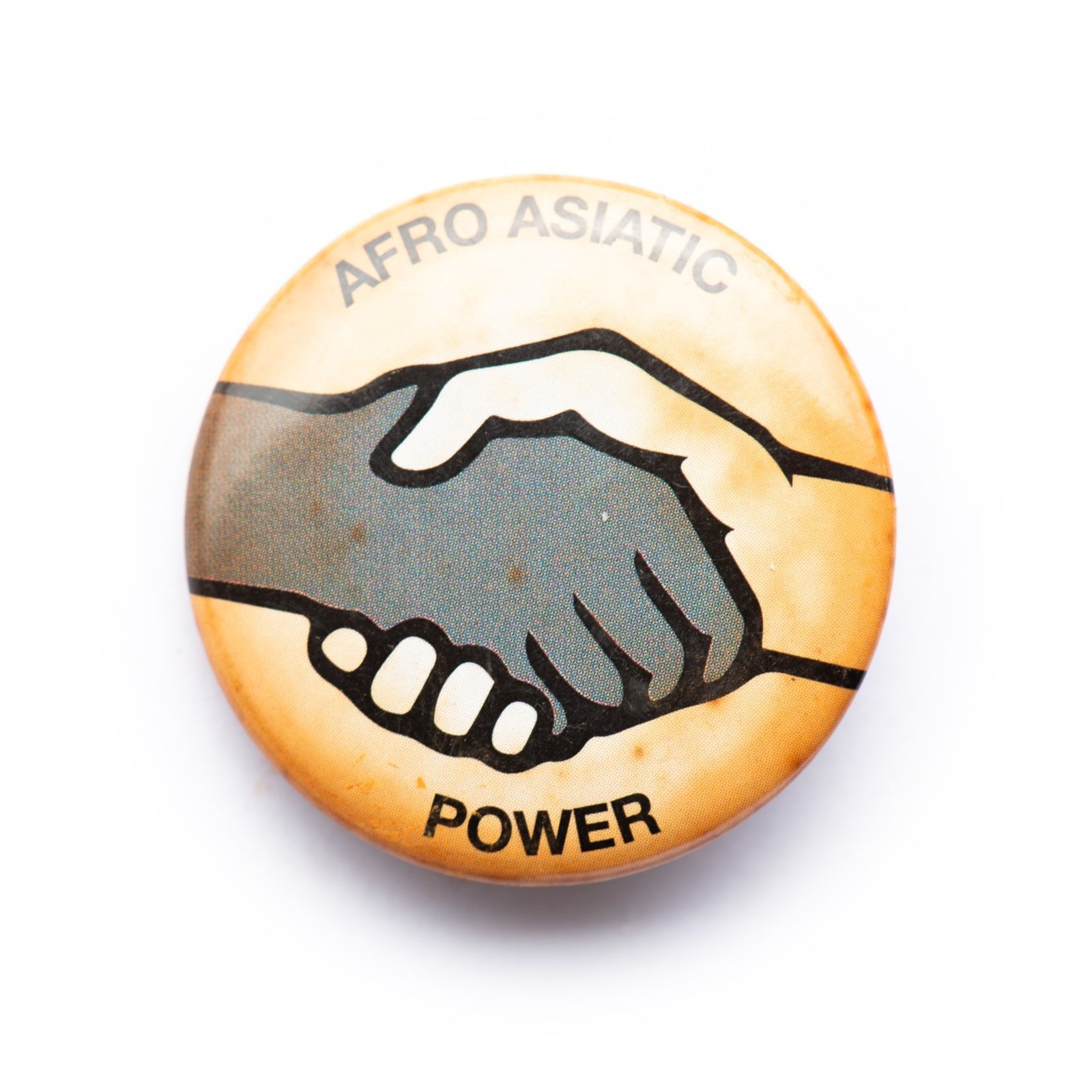"Afro Asiatic Power" button pin - RADICAL MEDIA ARCHIVE