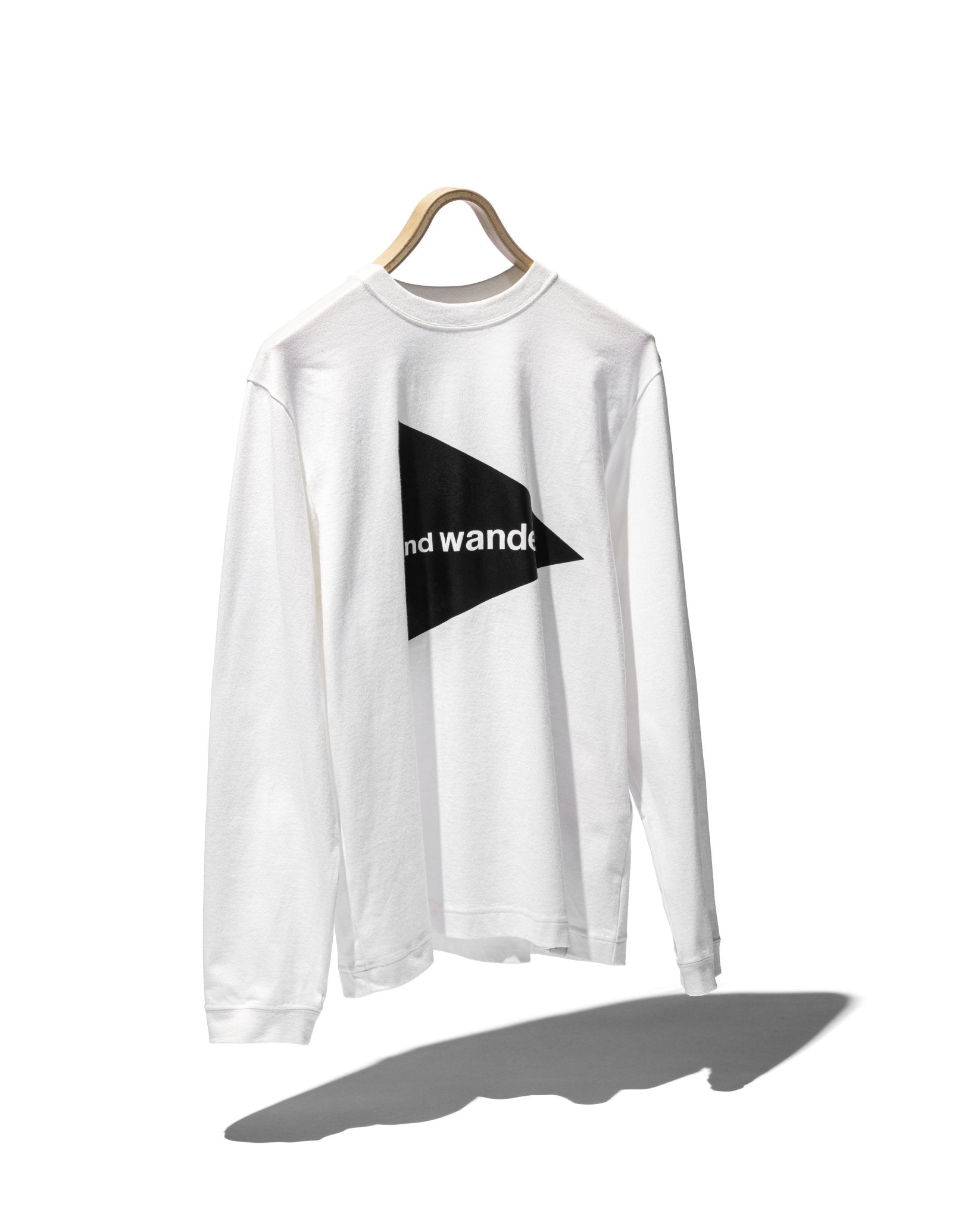 And Wander Logo L/S Tee - AND WANDER