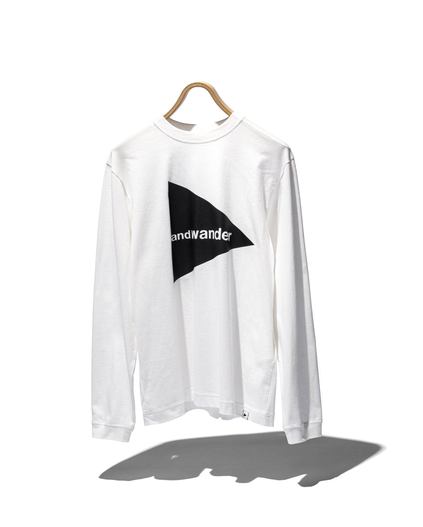 And Wander Logo L/S Tee - AND WANDER