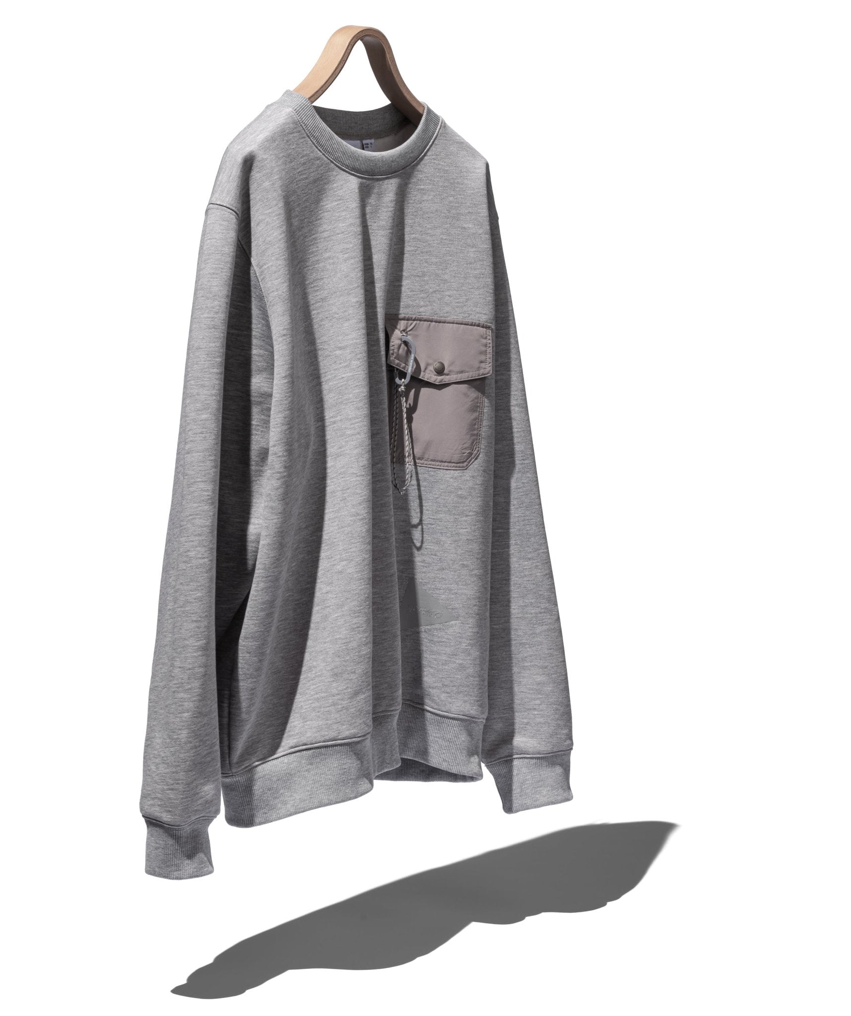 AND WANDER x GRAMICCI - POCKET SWEAT SHIRT - AND WANDER