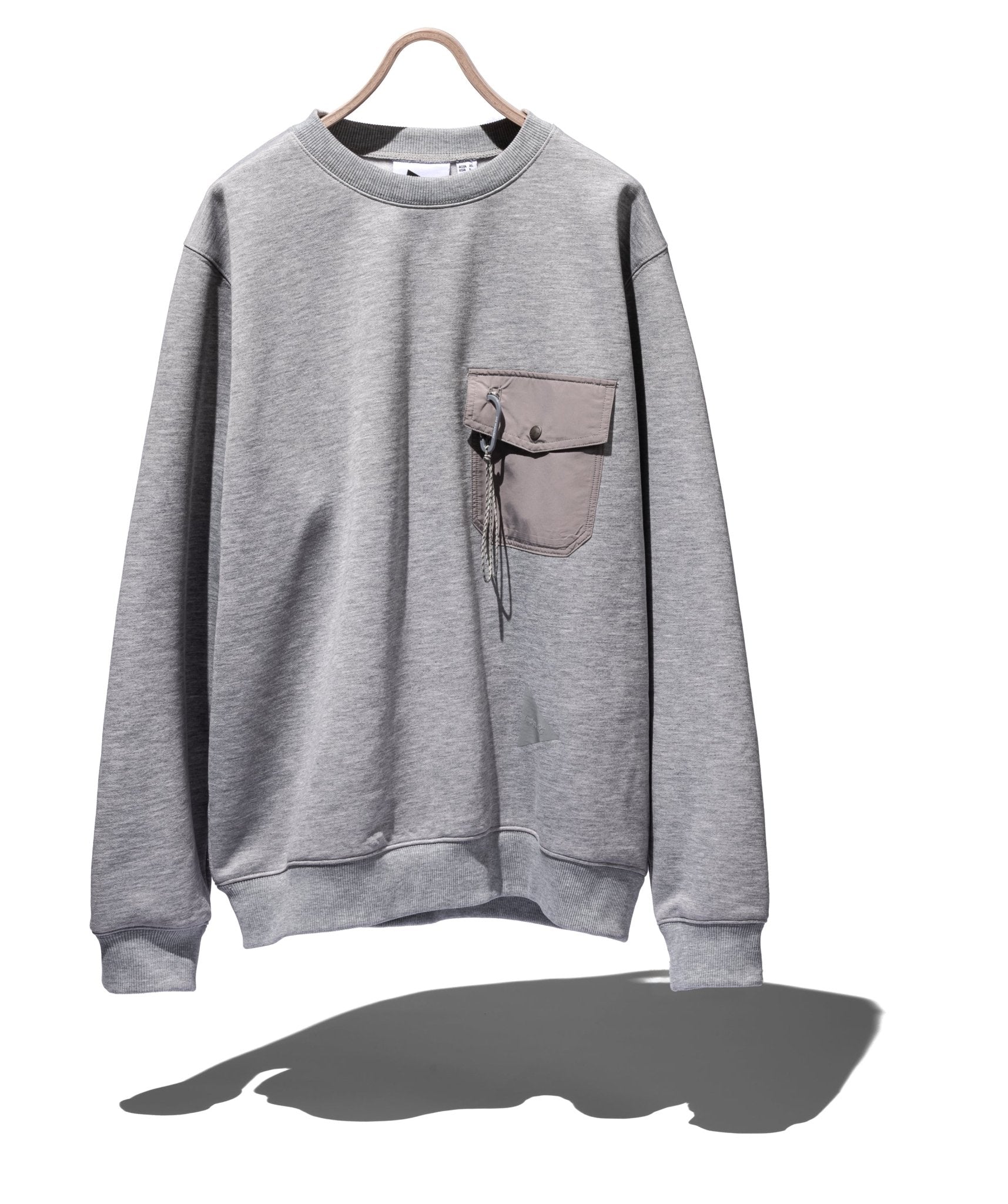 AND WANDER x GRAMICCI - POCKET SWEAT SHIRT - AND WANDER