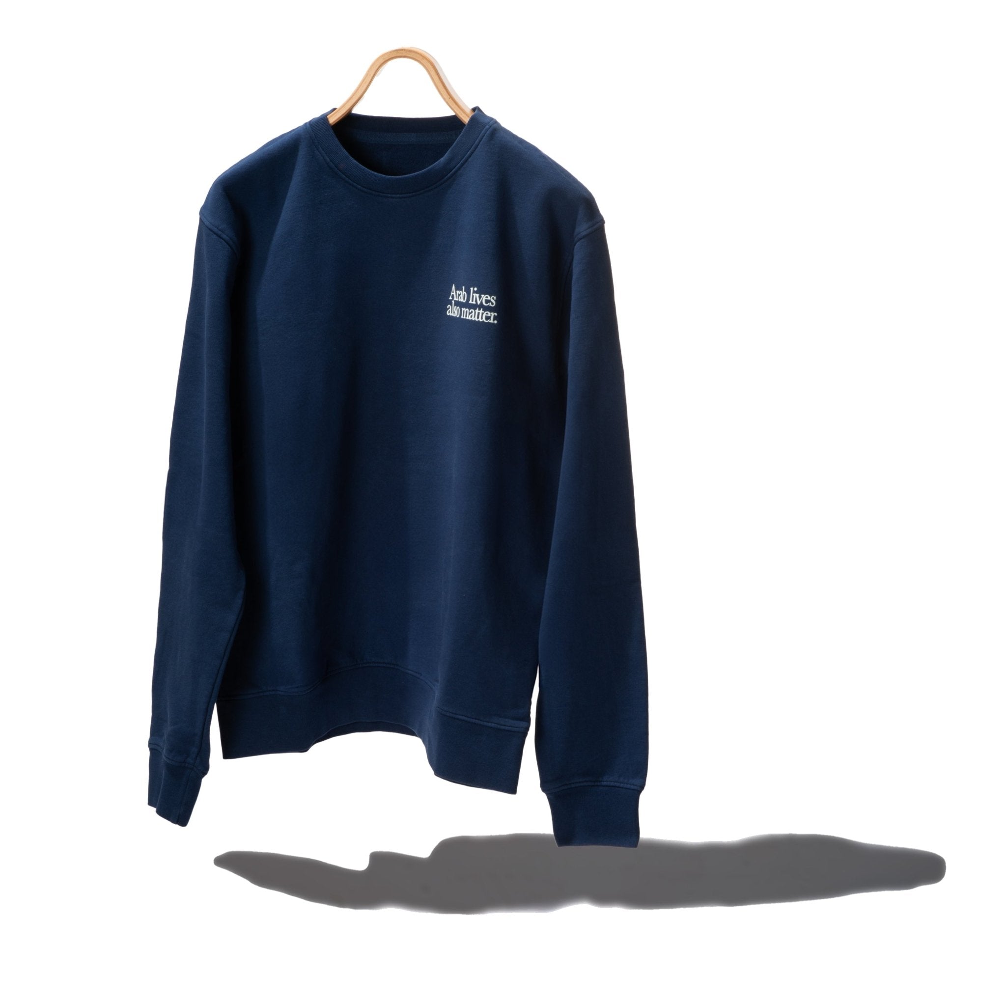 “Arab lives also matter” crewneck sweater - RADICAL MEDIA ARCHIVE