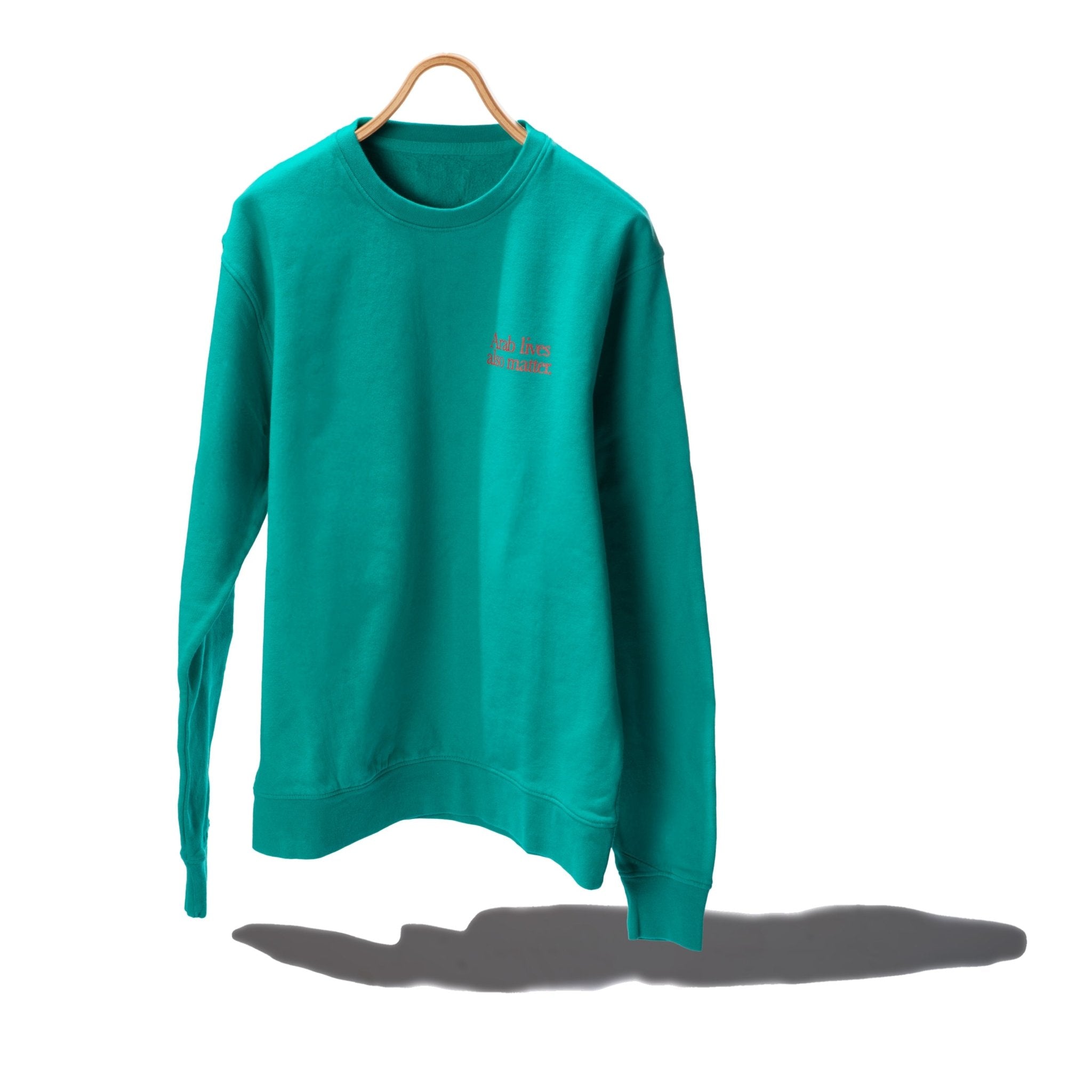 “Arab lives also matter” crewneck sweater - RADICAL MEDIA ARCHIVE