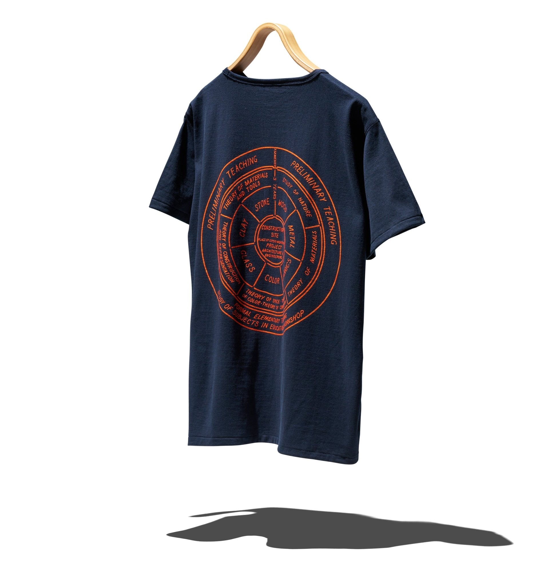 BAUHAUS TEACHING T-SHIRT – WORDS SOUNDS COLORS & SHAPES