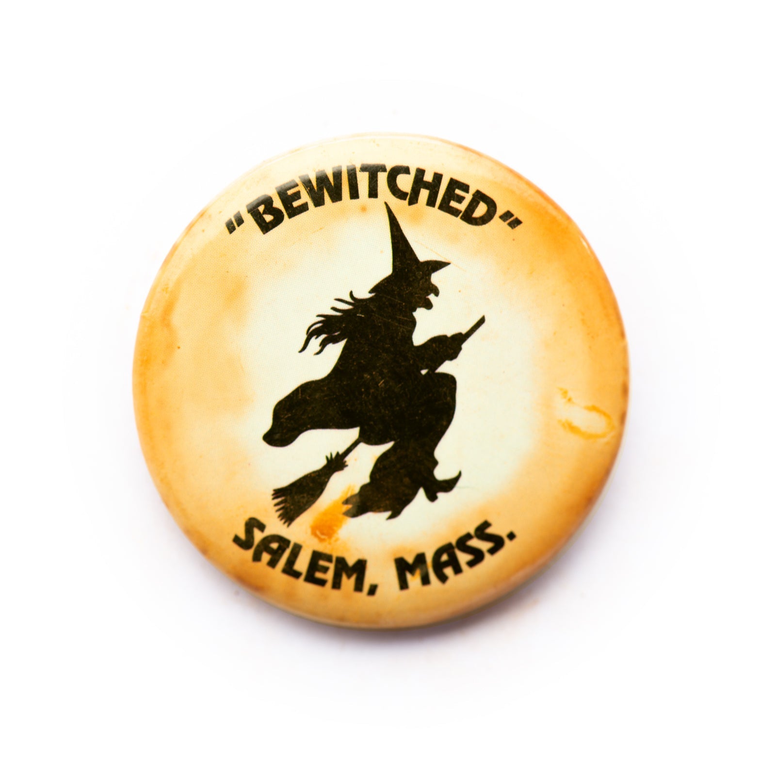 "Bewitched" button pin - RADICAL MEDIA ARCHIVE