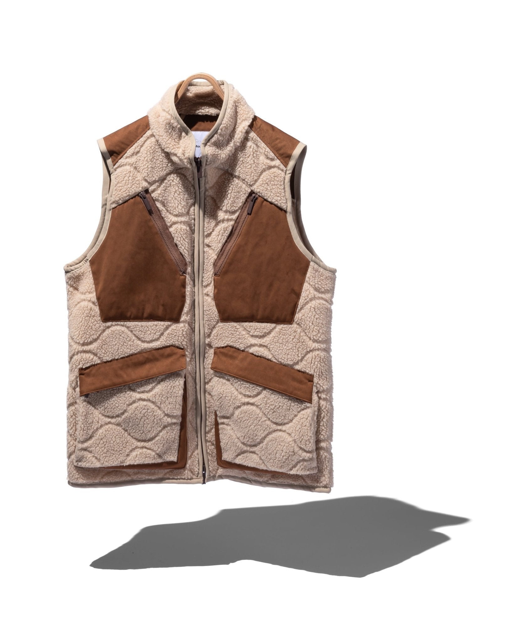 Boa Fleece Vest - WHITE MOUNTAINEERING