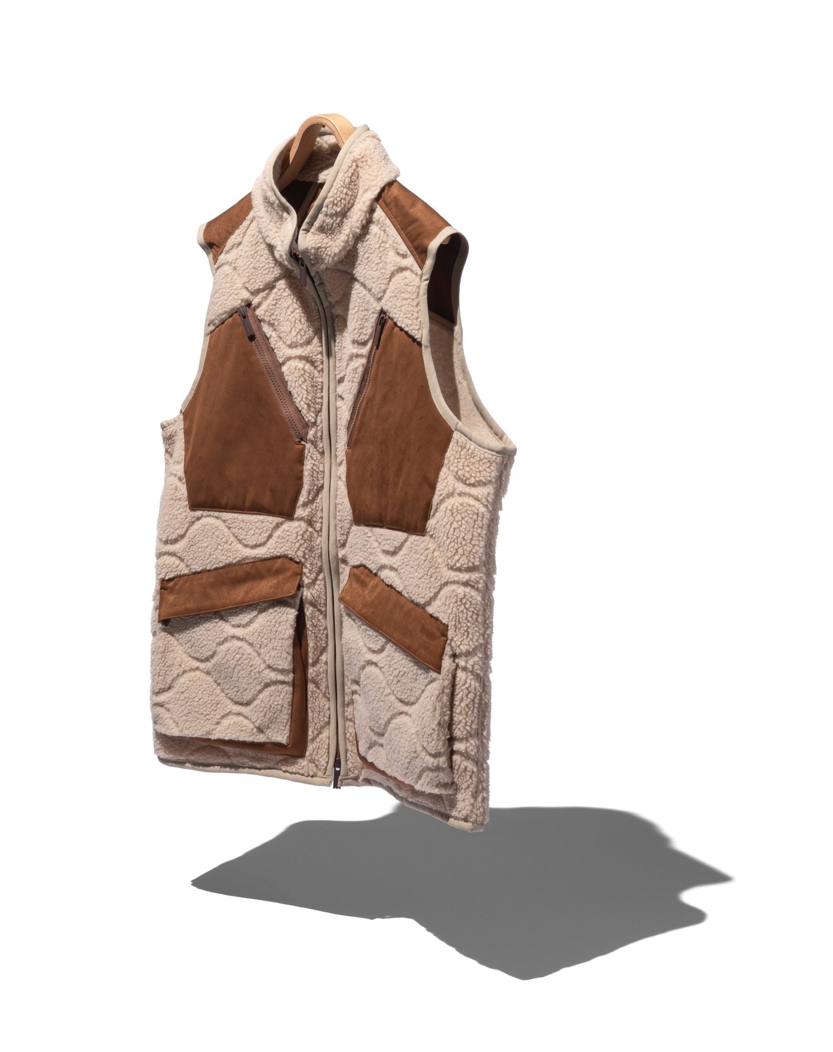 Boa Fleece Vest - WHITE MOUNTAINEERING