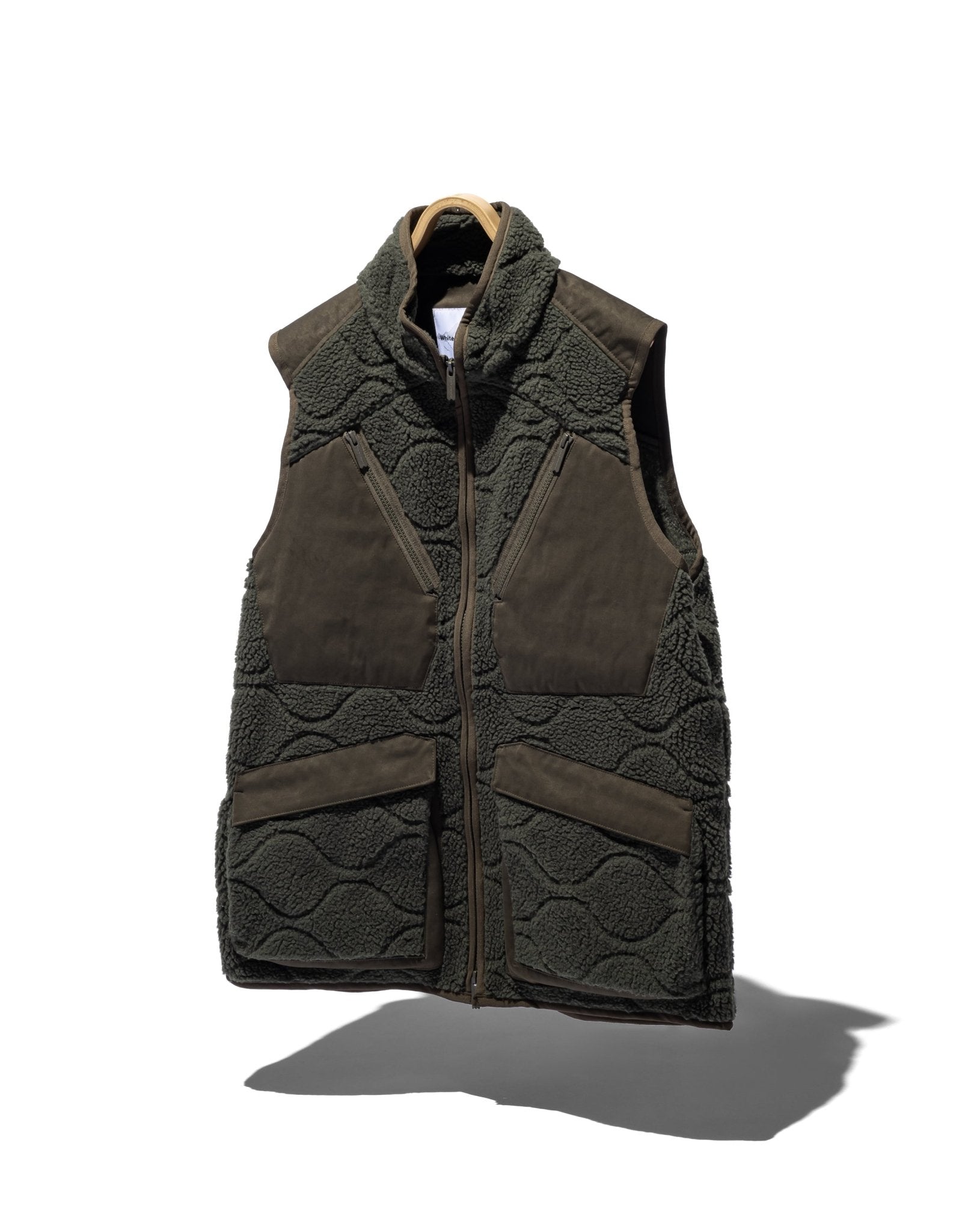Boa Fleece Vest - WHITE MOUNTAINEERING