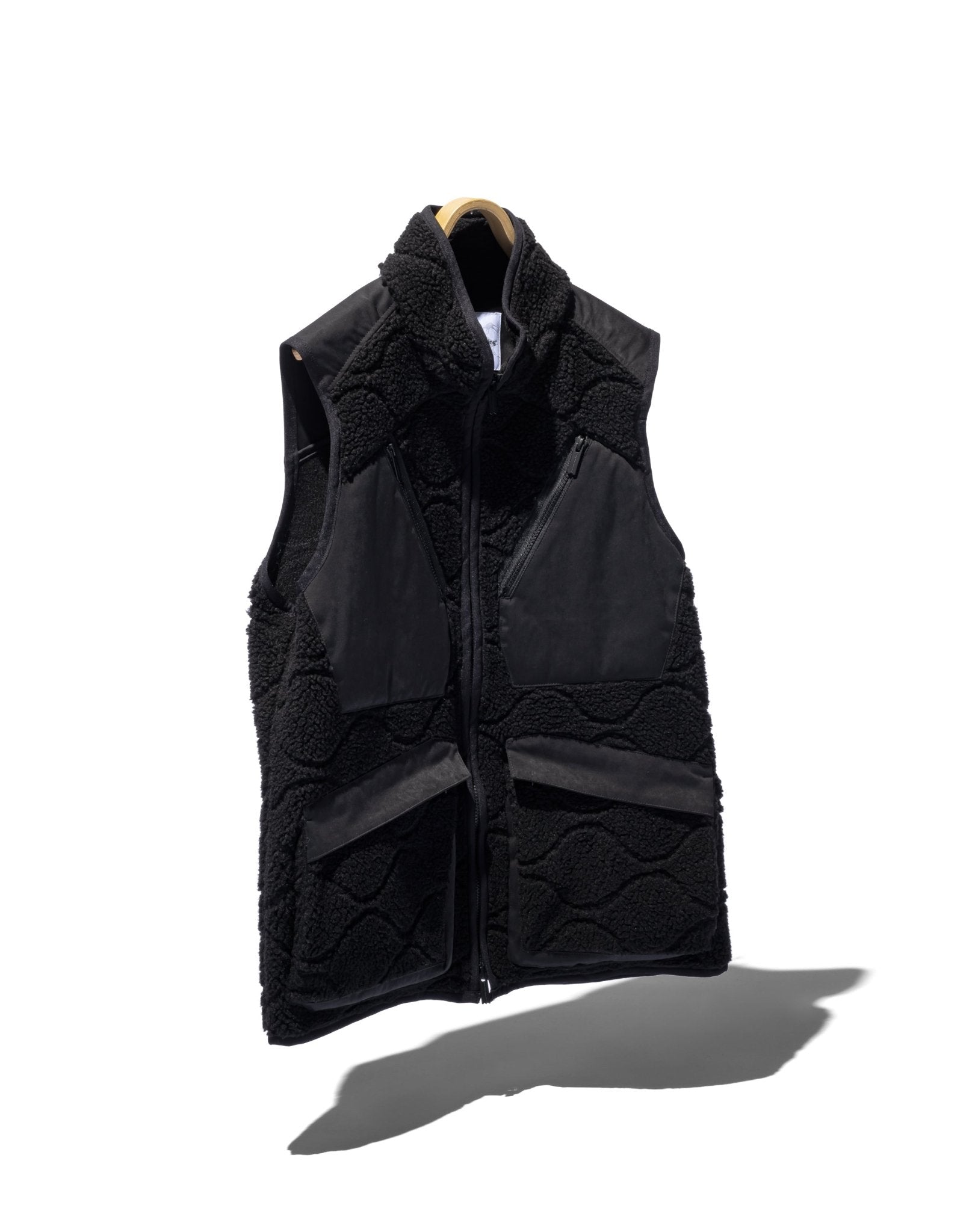 ito fukuoka boa vest BLACK×BLACK Boa Fleece Vest – WORDS SOUNDS COLORS & SHAPES