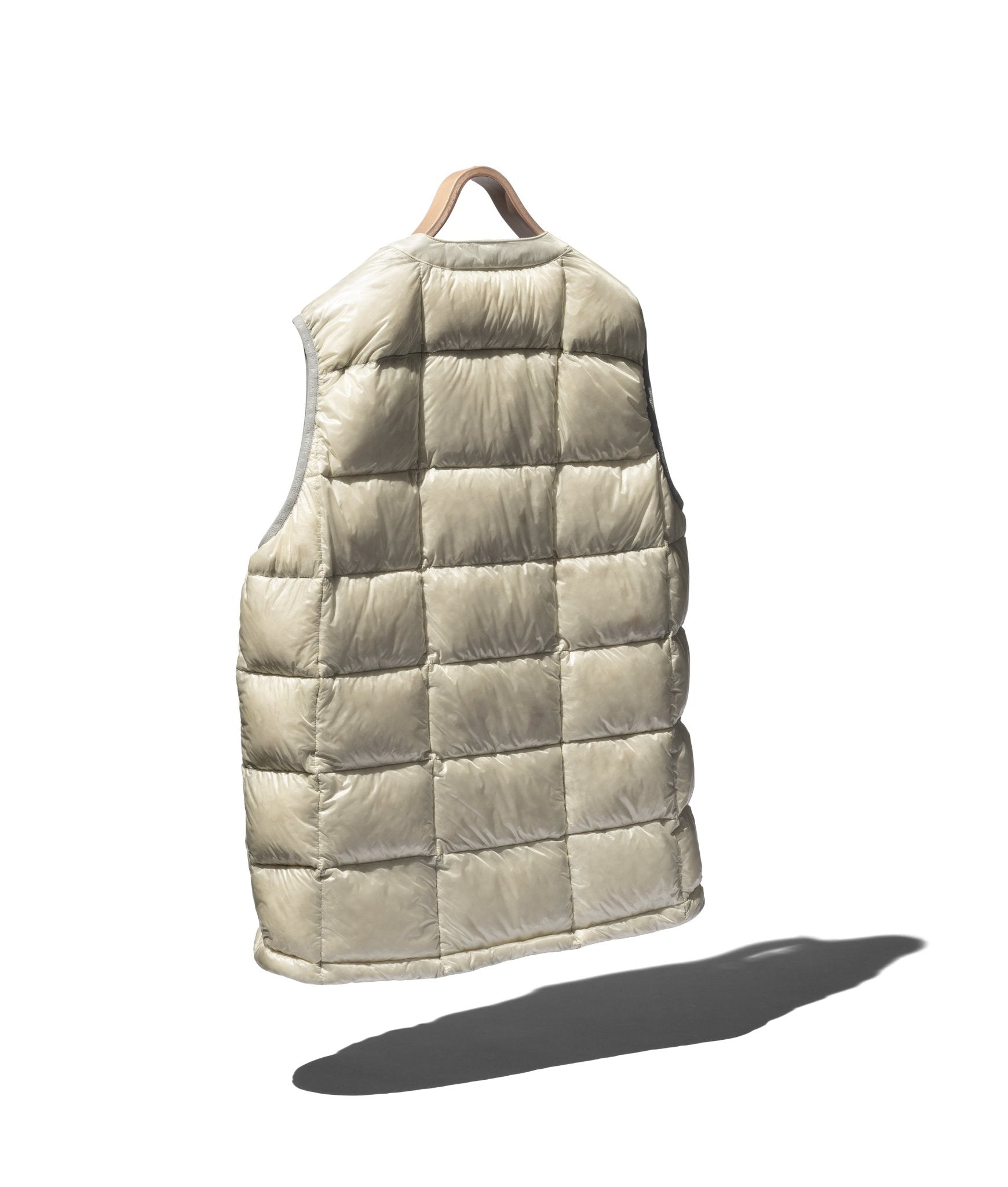 Diamond Stitch Down Vest - AND WANDER