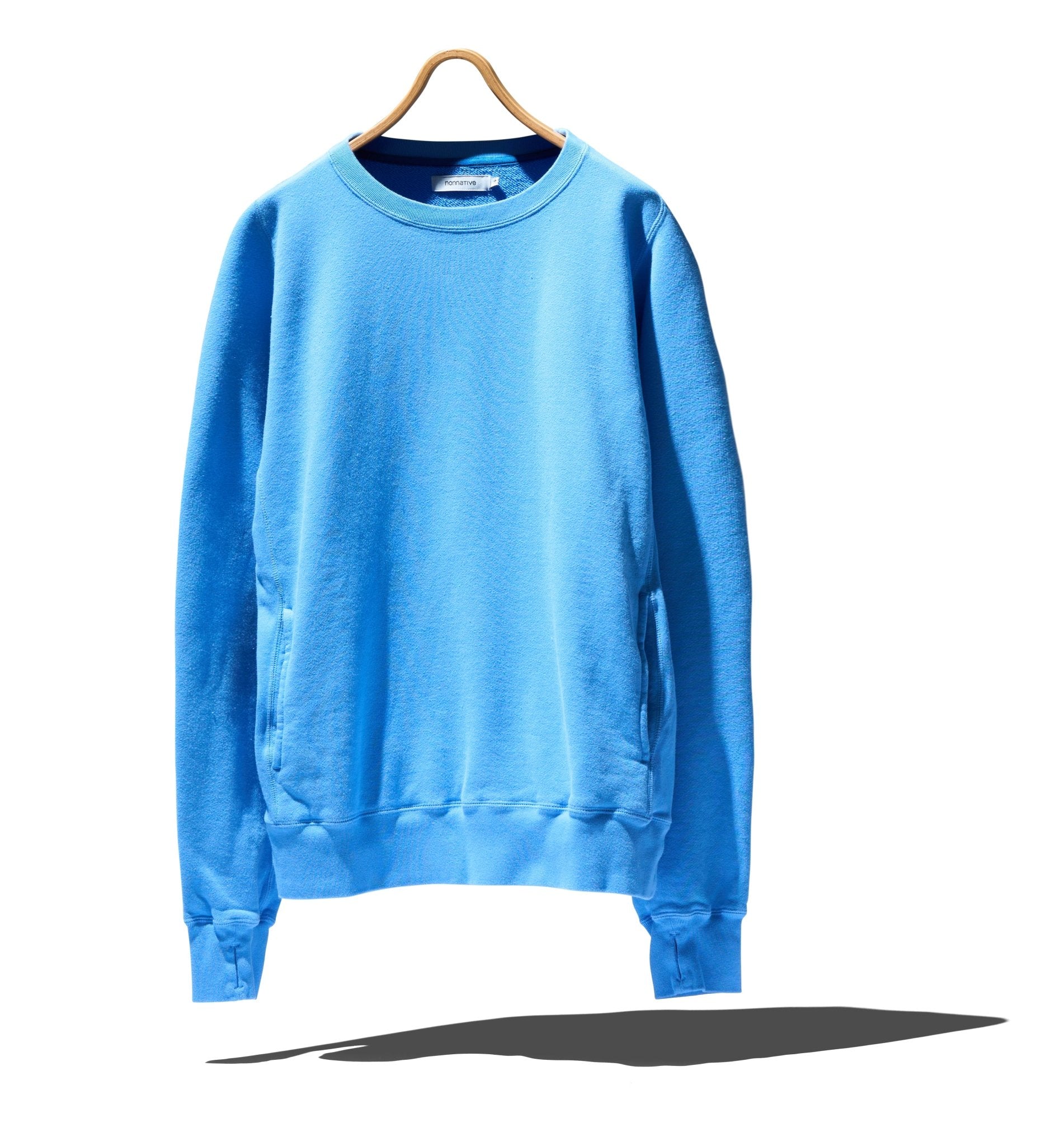 DWELLER CREW PULLOVER COTTON SWEAT OVERDYED - NONNATIVE
