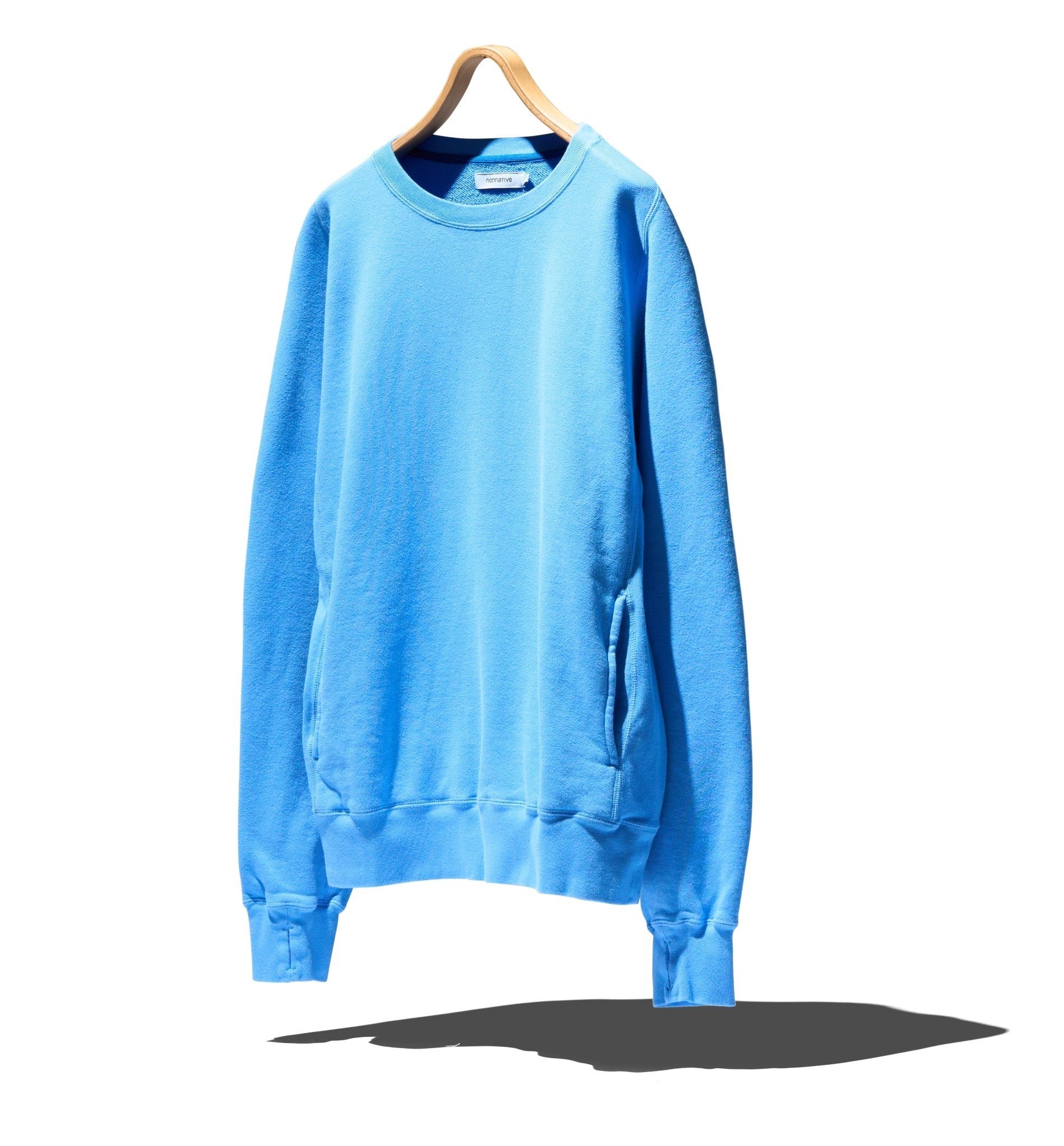 DWELLER CREW PULLOVER COTTON SWEAT OVERDYED - NONNATIVE