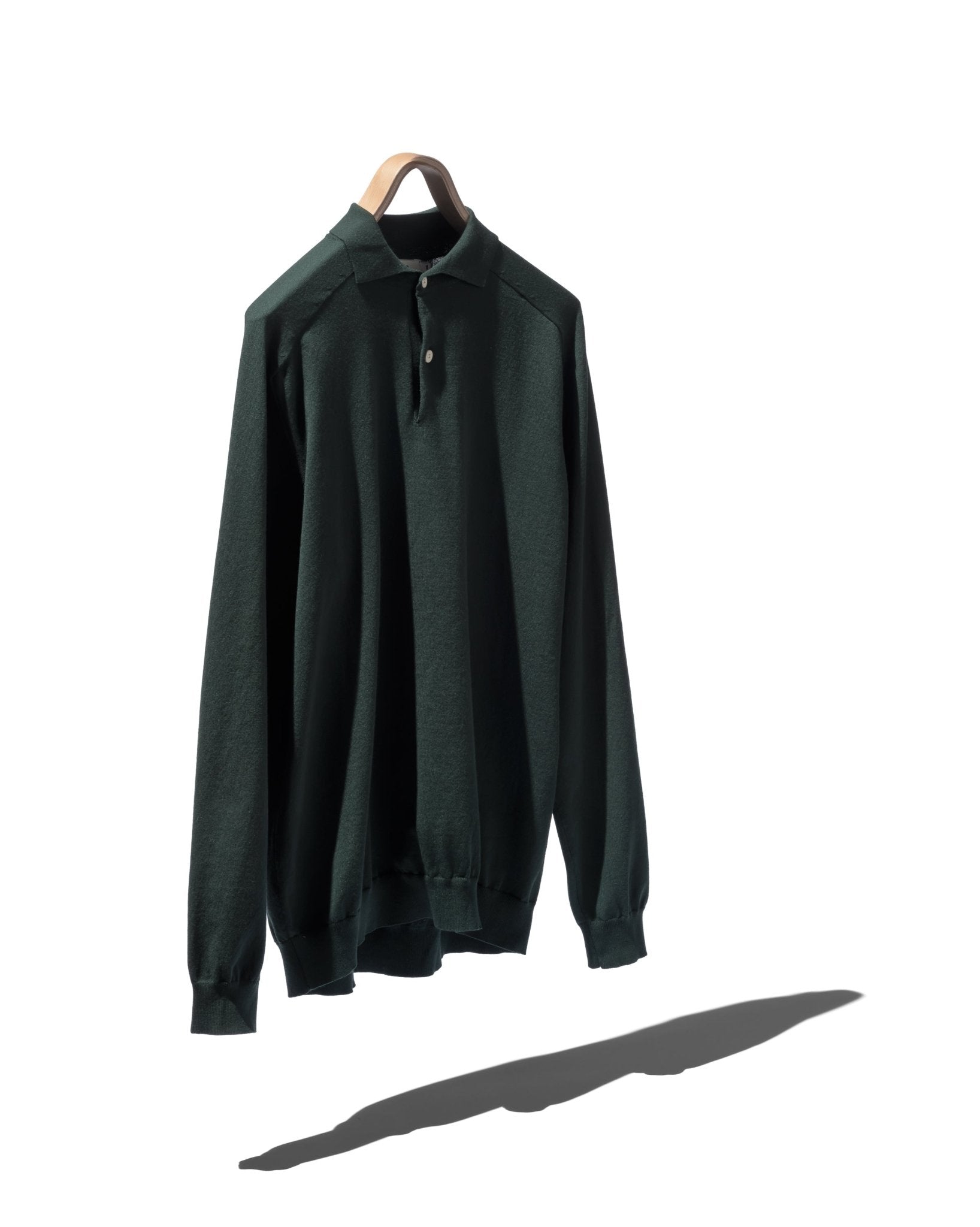DWELLER L/S POLO SWEATER C/P YARN - NONNATIVE