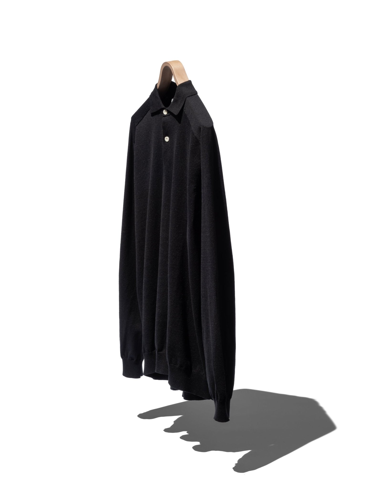 DWELLER L/S POLO SWEATER C/P YARN - NONNATIVE