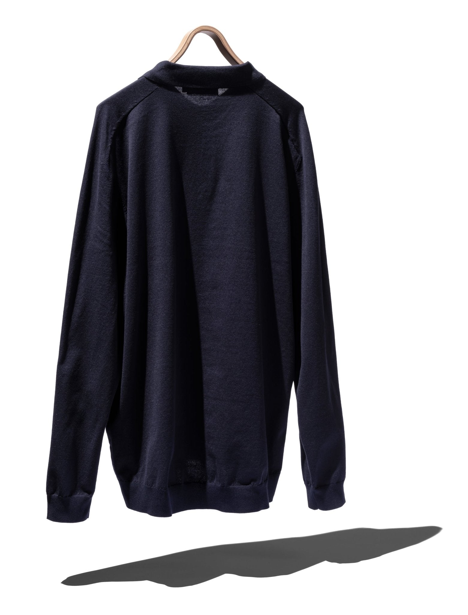 DWELLER L/S POLO SWEATER C/P YARN - NONNATIVE