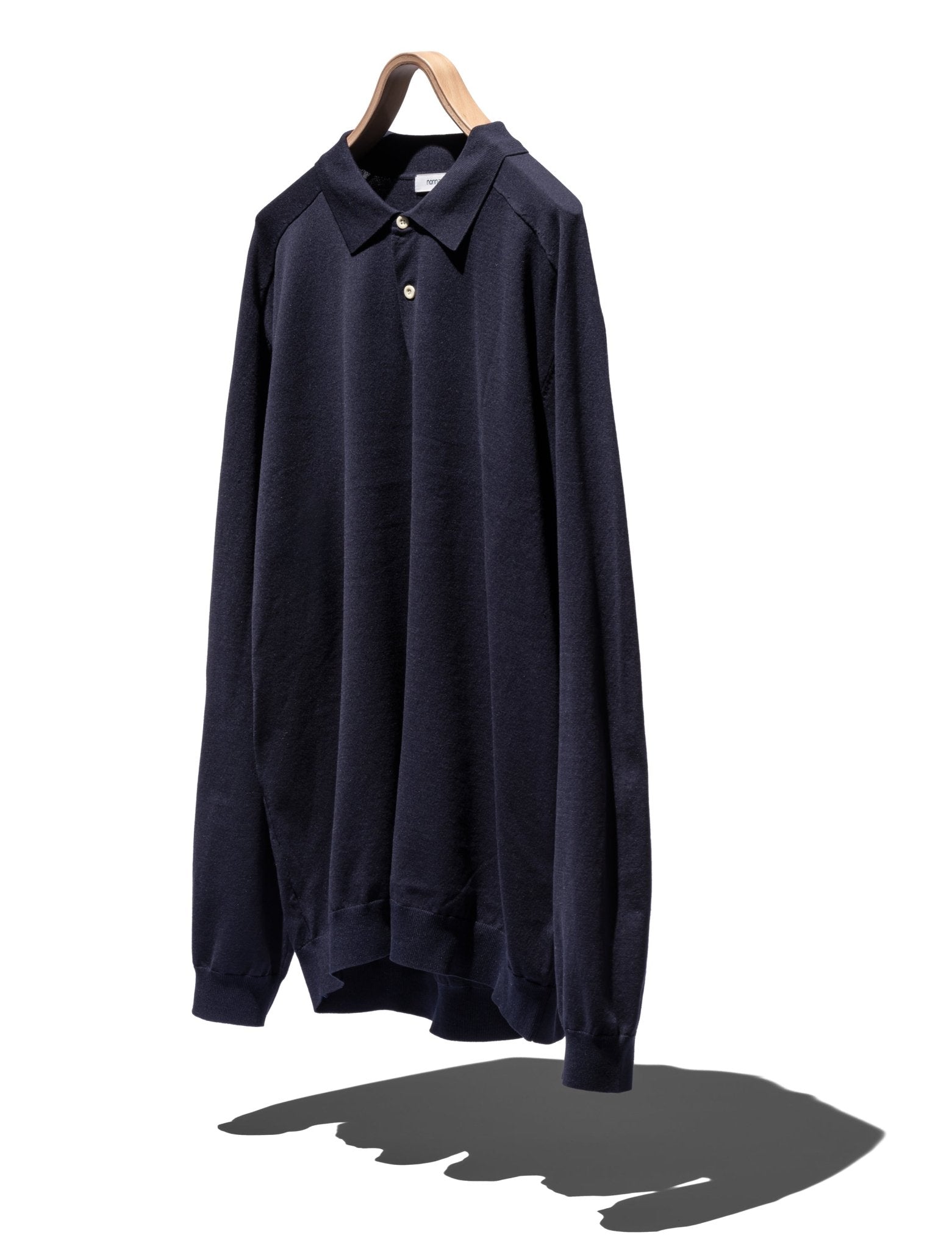 DWELLER L/S POLO SWEATER C/P YARN - NONNATIVE