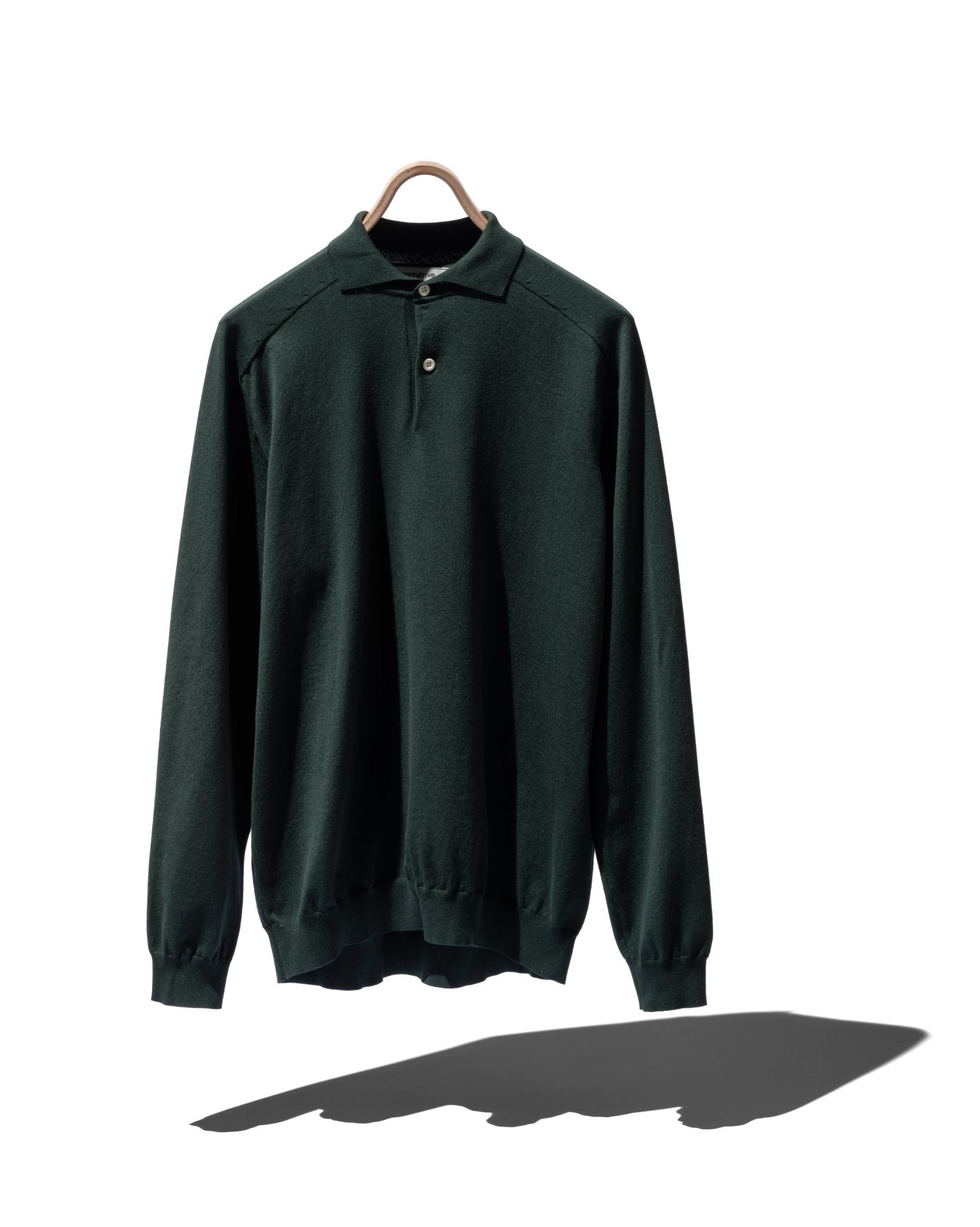DWELLER L/S POLO SWEATER C/P YARN - NONNATIVE