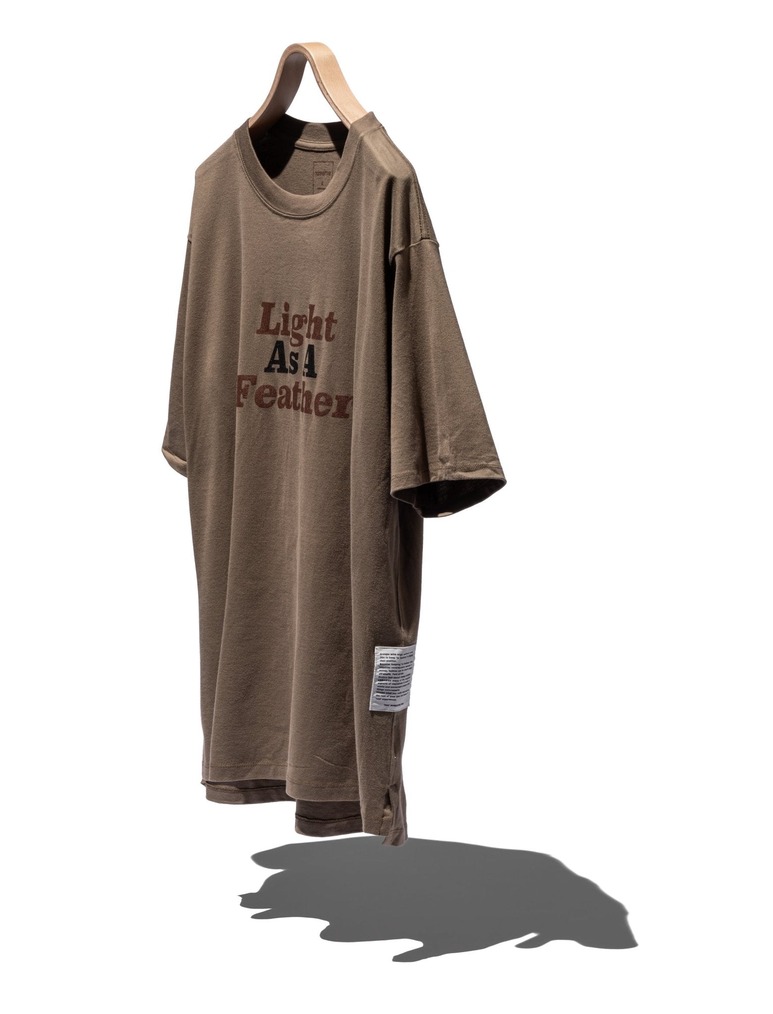 DWELLER S/S TEE "LIGHT AS A FEATHER" - NONNATIVE