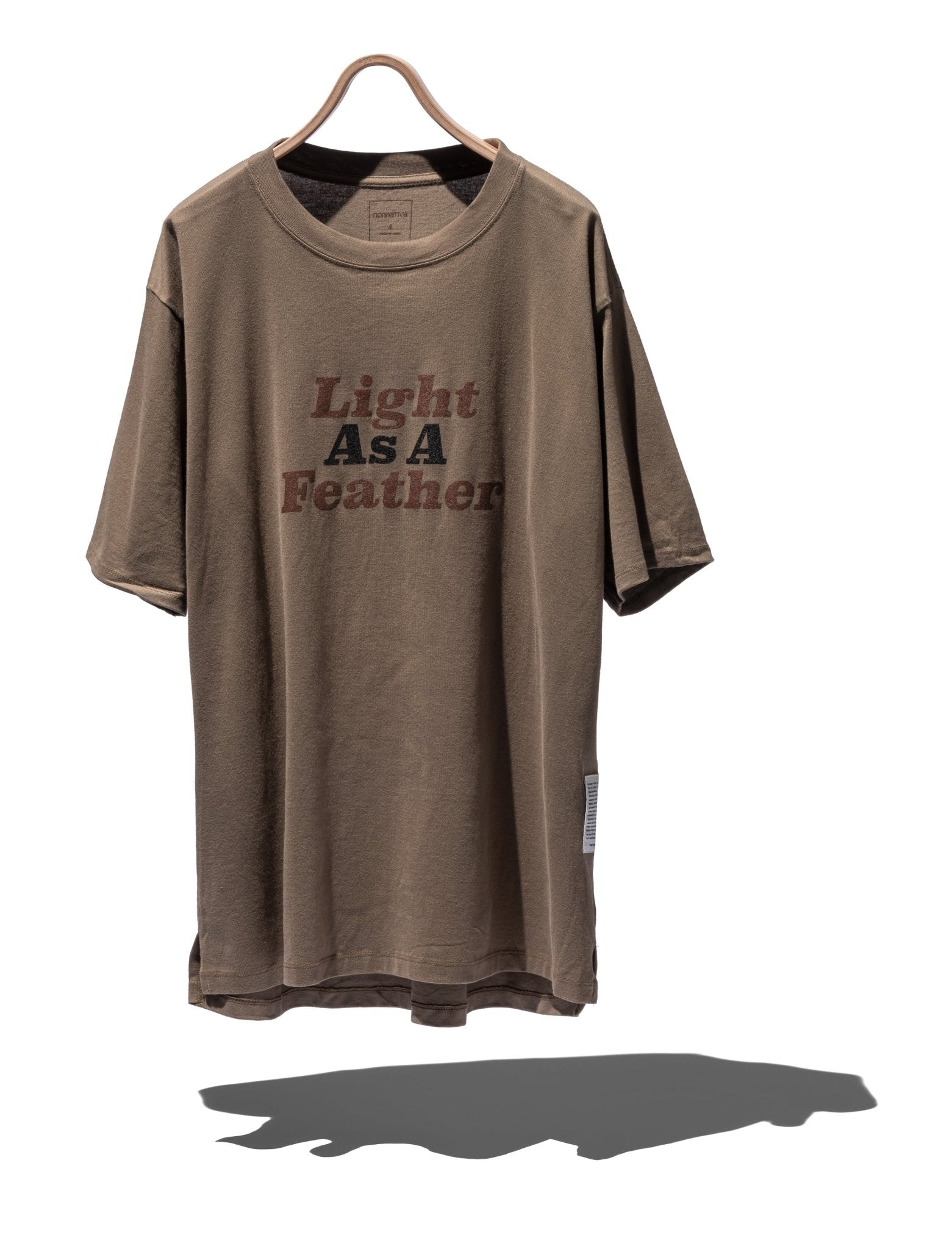 DWELLER S/S TEE "LIGHT AS A FEATHER" - NONNATIVE