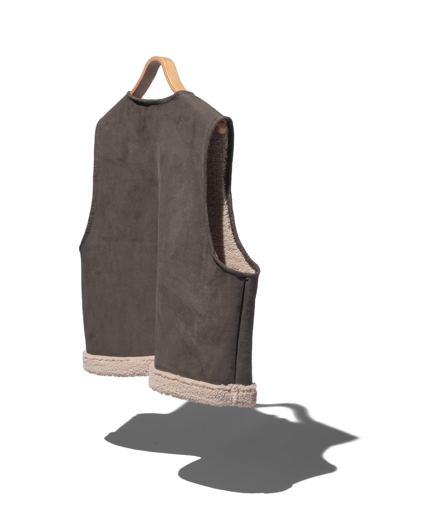 Faux Shearling Vest - F/CE