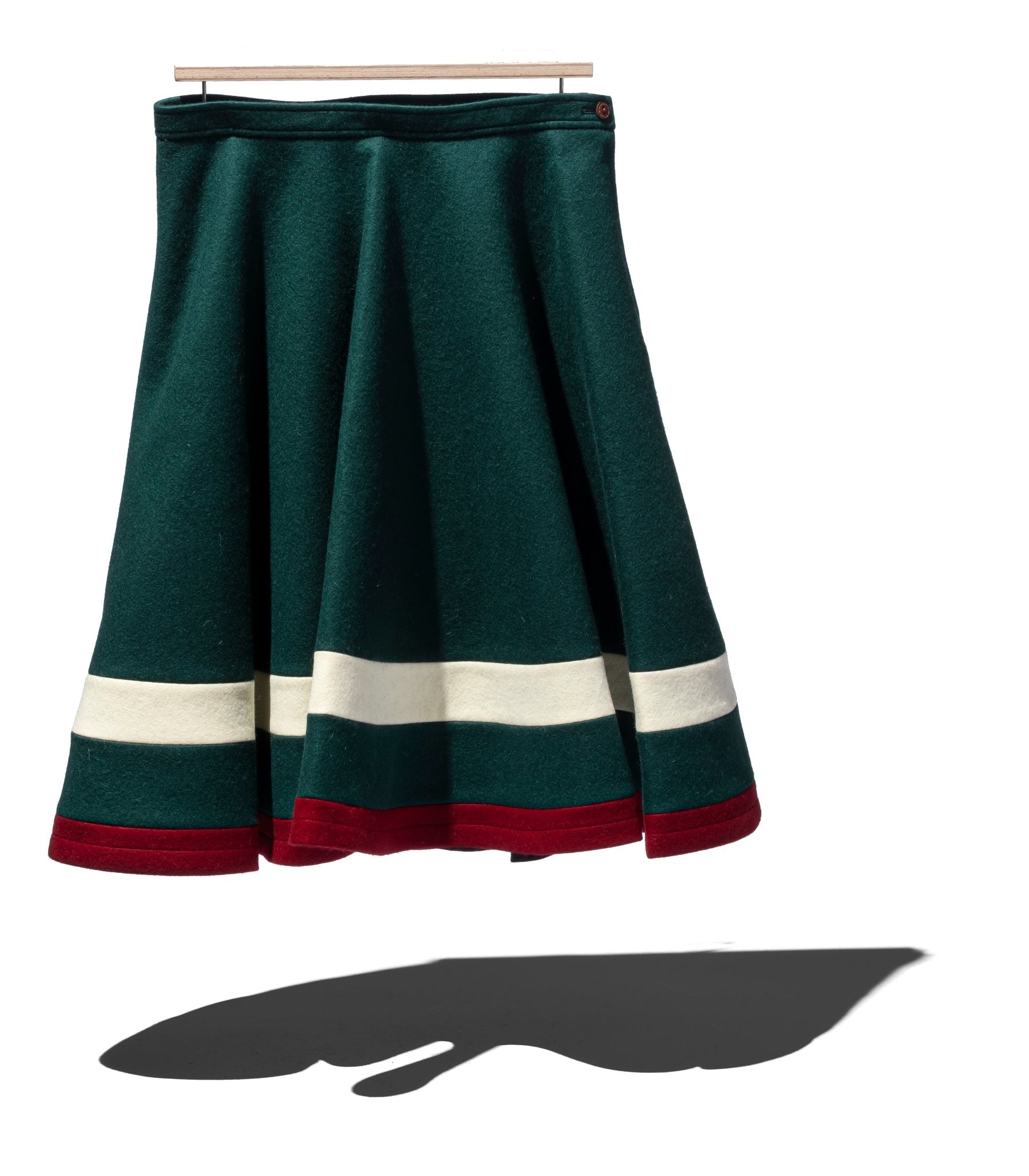 FINE WOOL FELT CIRCULAR SKIRT - DIE DREI BERGE