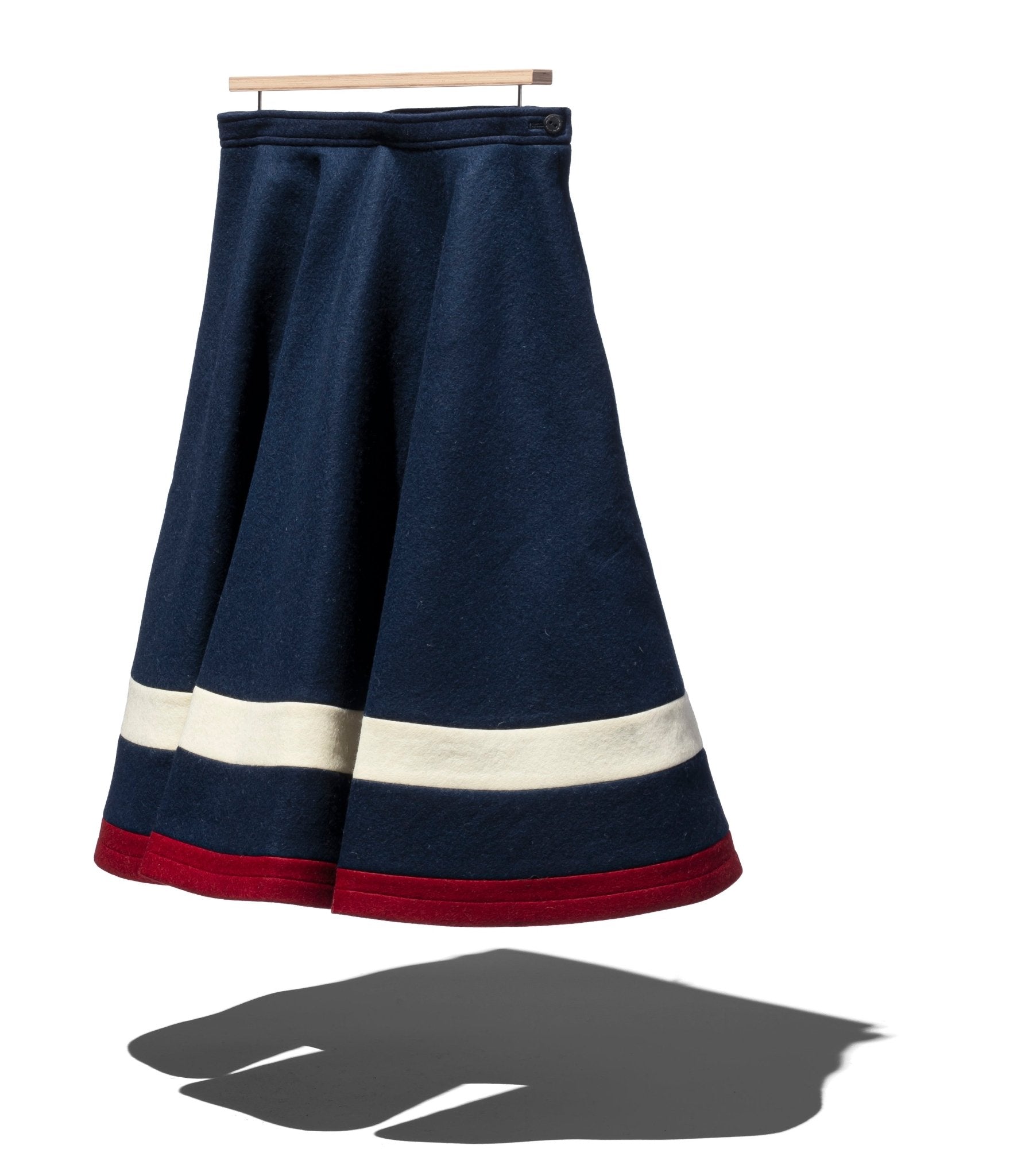 FINE WOOL FELT CIRCULAR SKIRT - DIE DREI BERGE