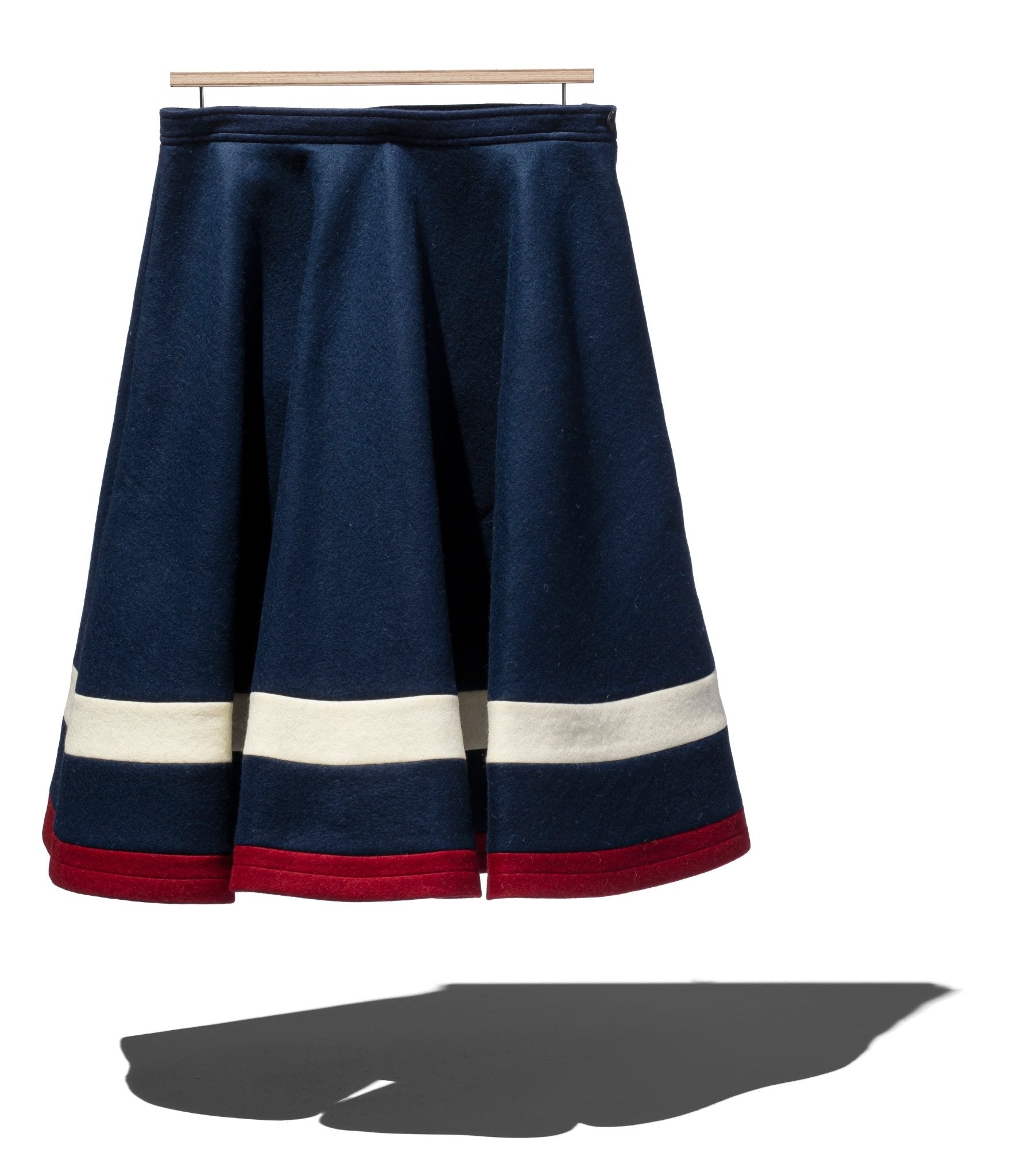 FINE WOOL FELT CIRCULAR SKIRT - DIE DREI BERGE