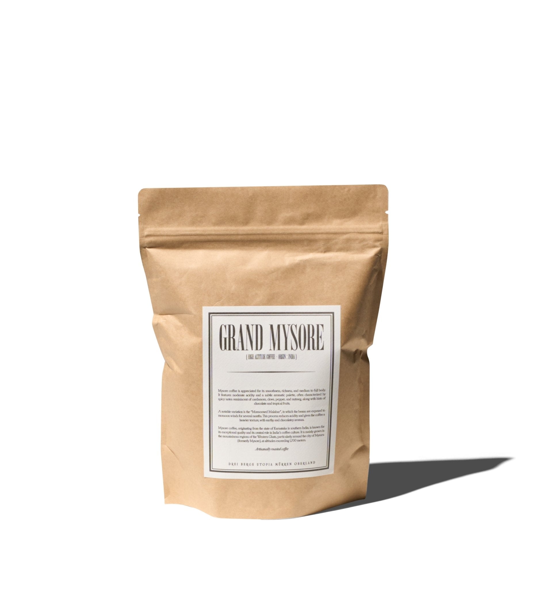 GRAND MYSORE COFFEE - DREI BERGE HOTEL