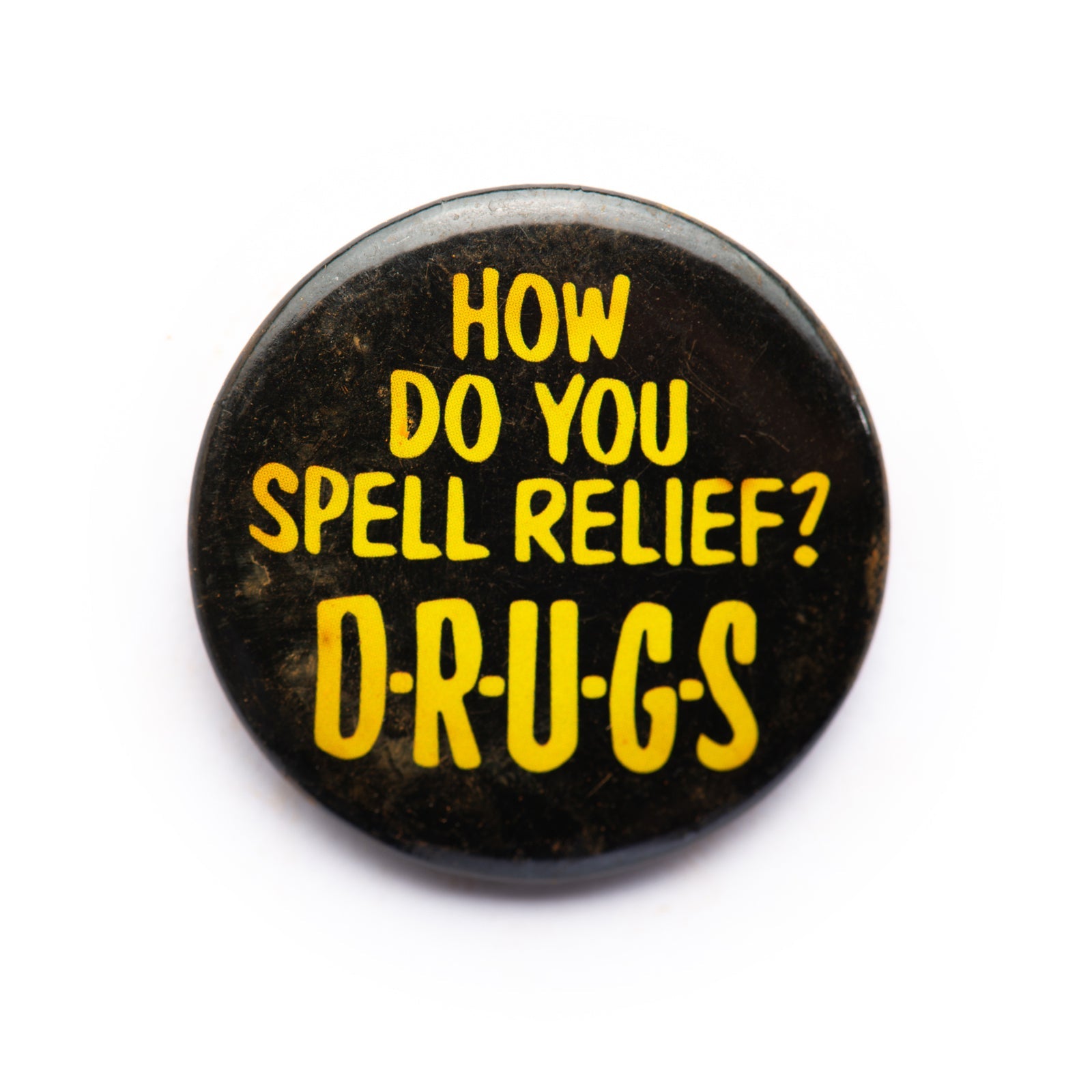 "How Do You Spell…" button pin - RADICAL MEDIA ARCHIVE